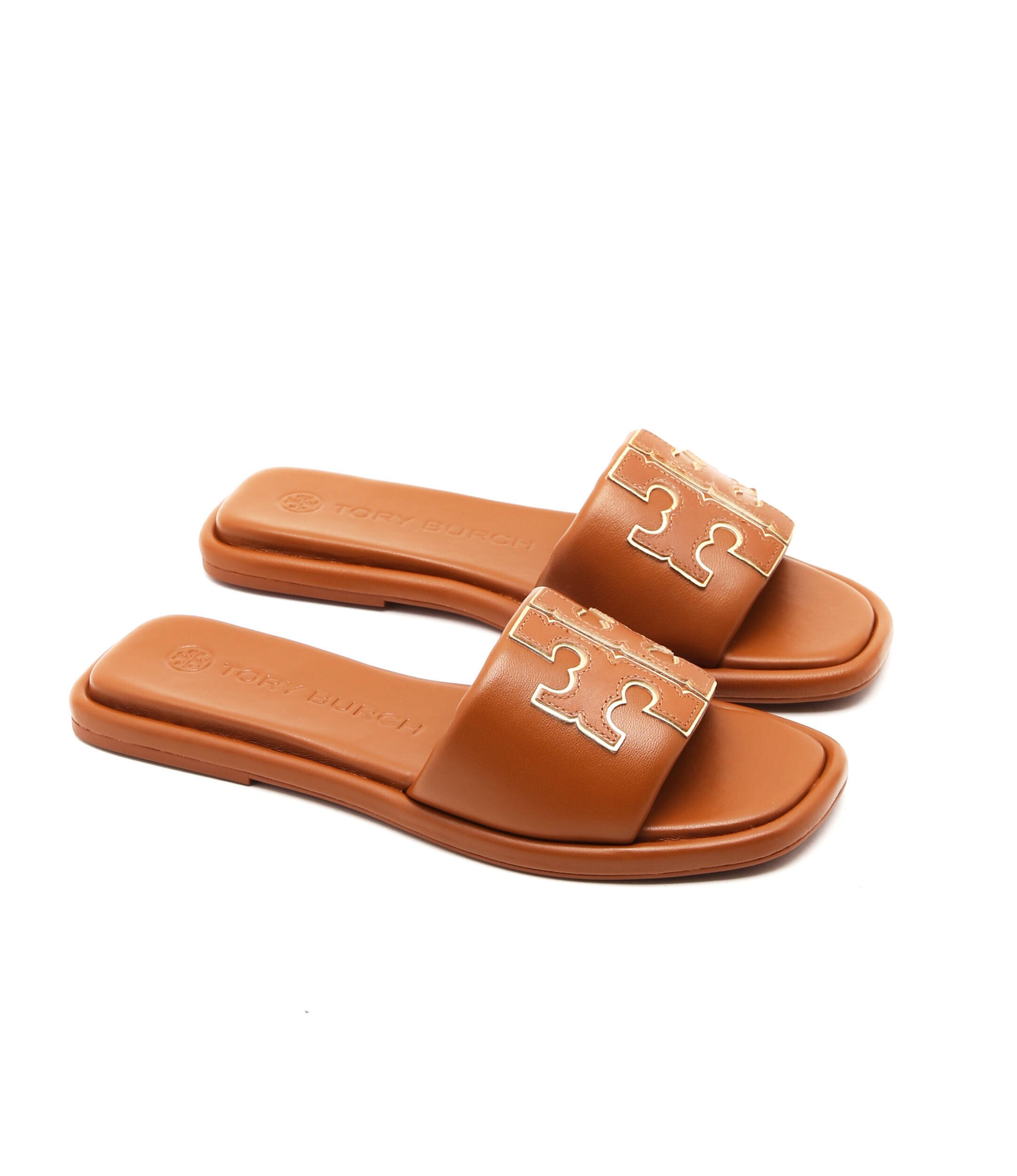 Tory Burch De piele șlapi Double T