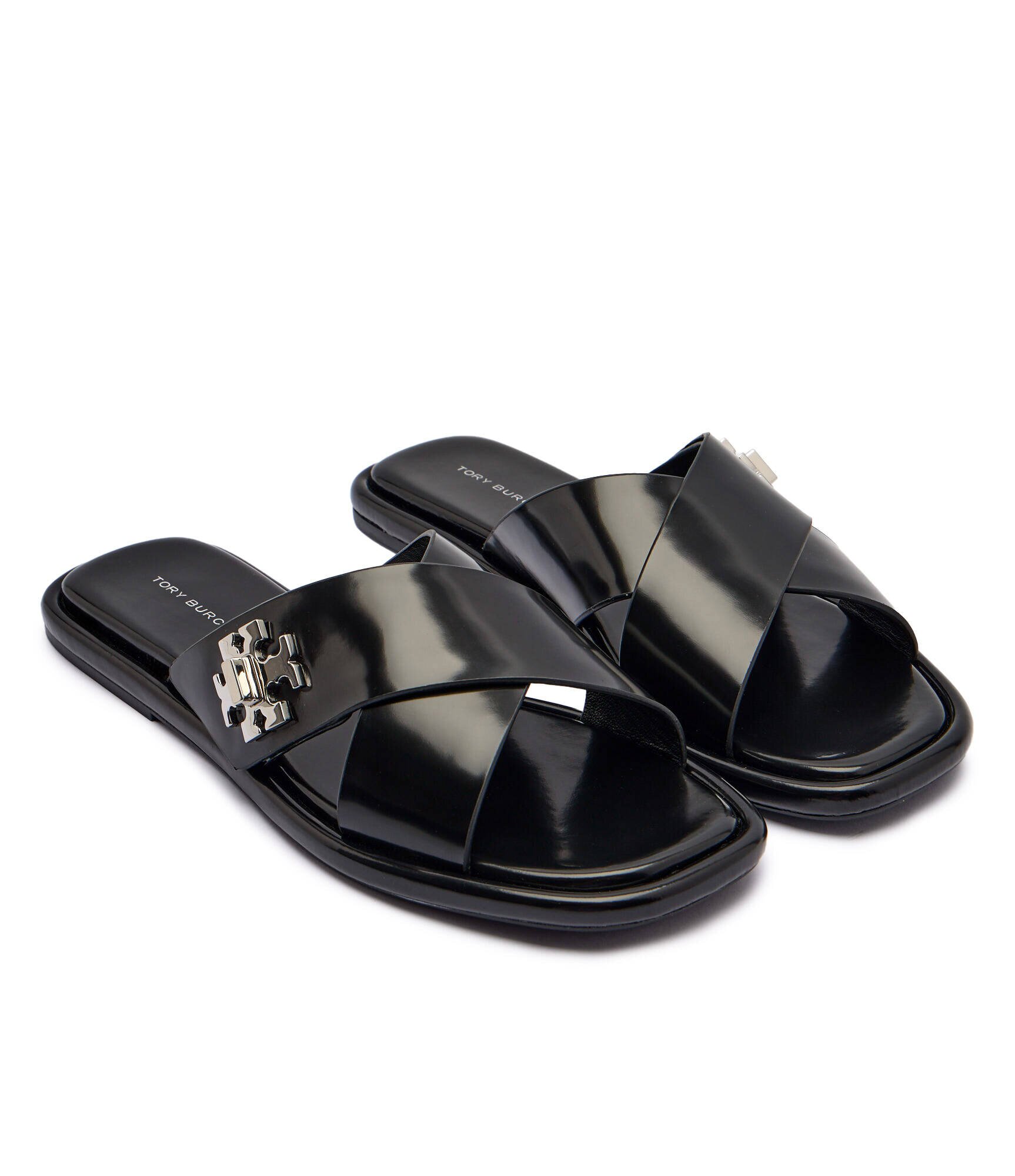 Tory Burch De piele șlapi T Lock
