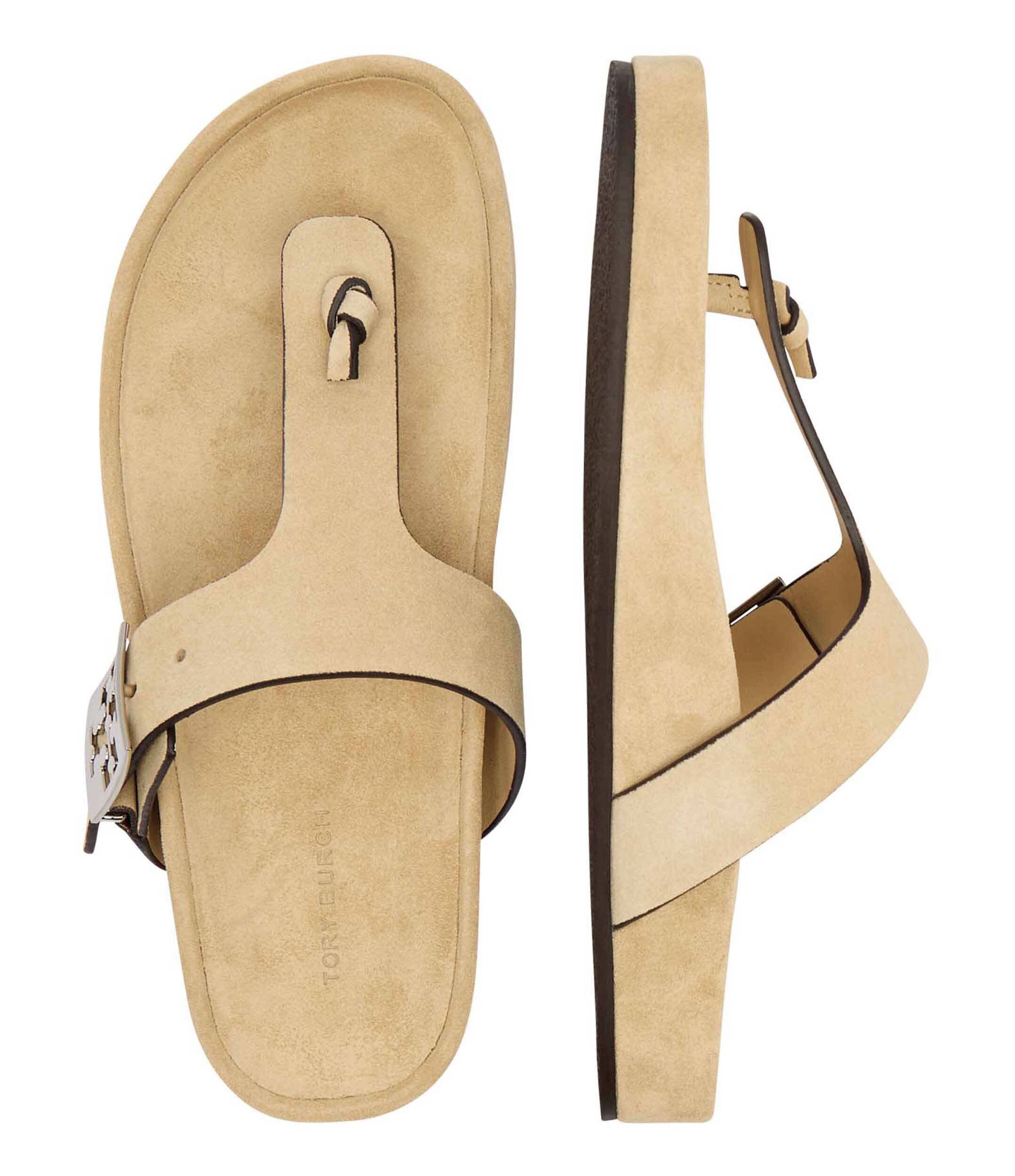 Tory Burch Flip flops Mellow Thong | piele întoarsă