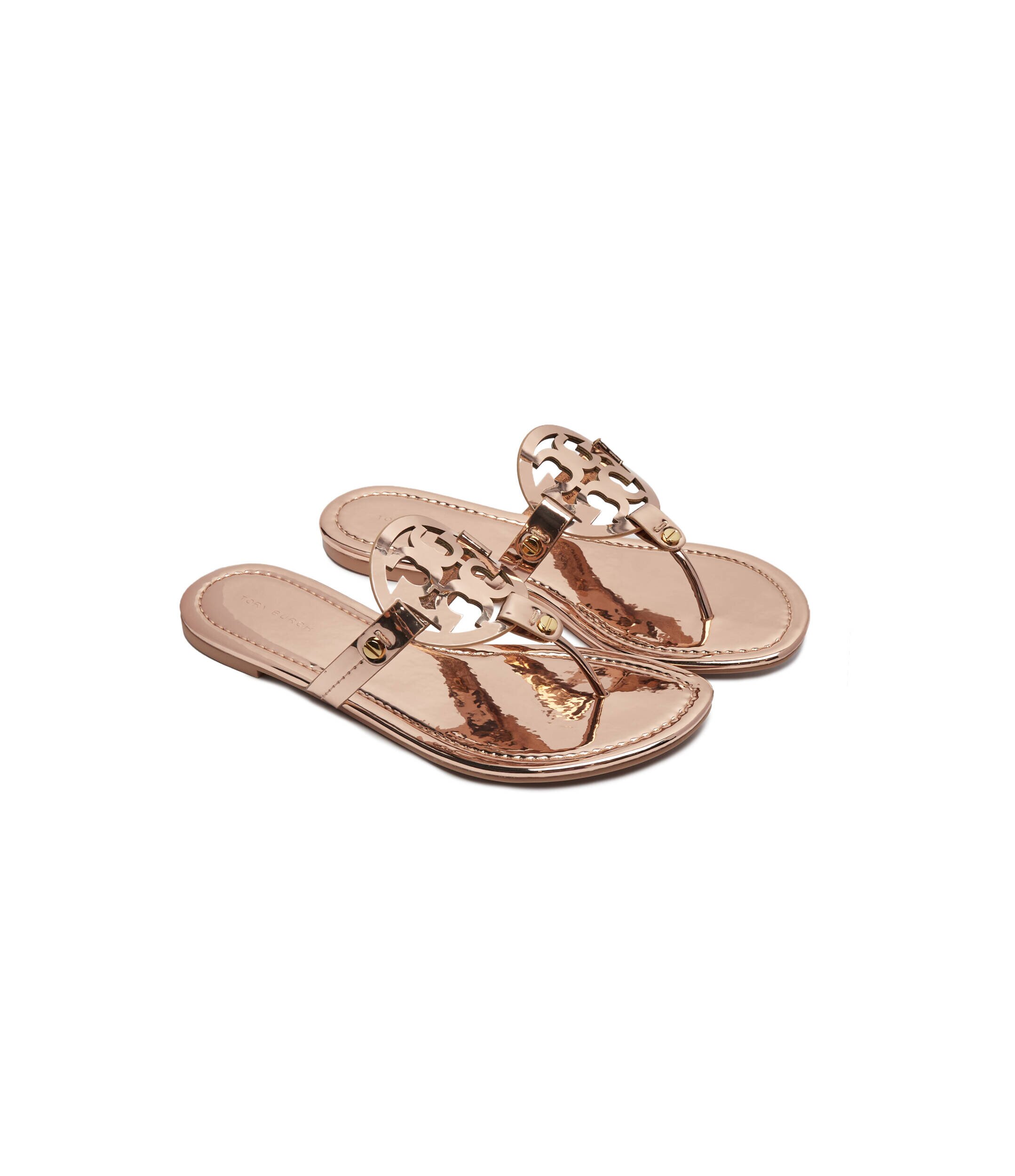 Tory Burch Flip flops Miller cu adaos de piele