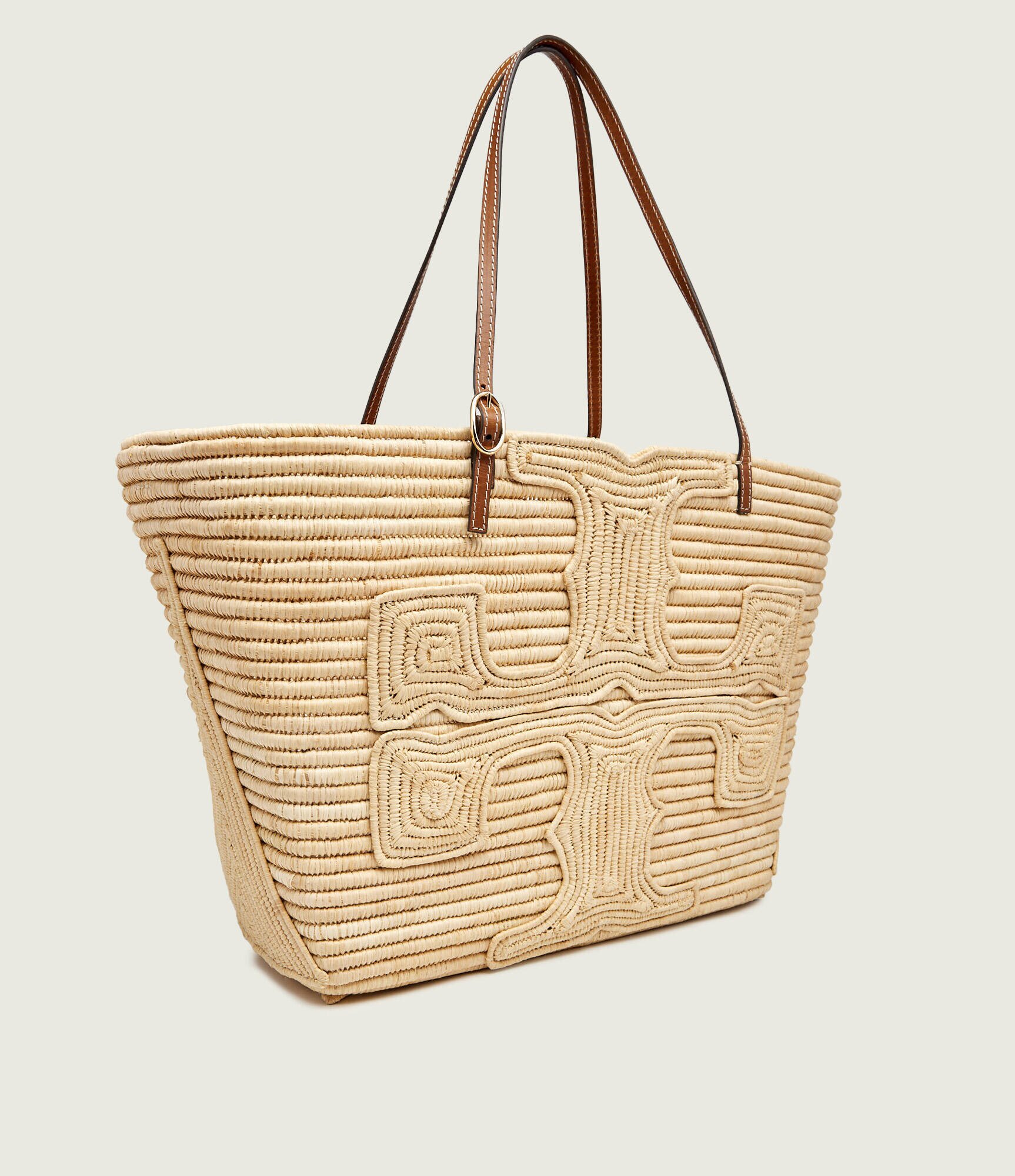 Tory Burch Geantă shopper + borsetă Ella | x Doum cu adaos de piele