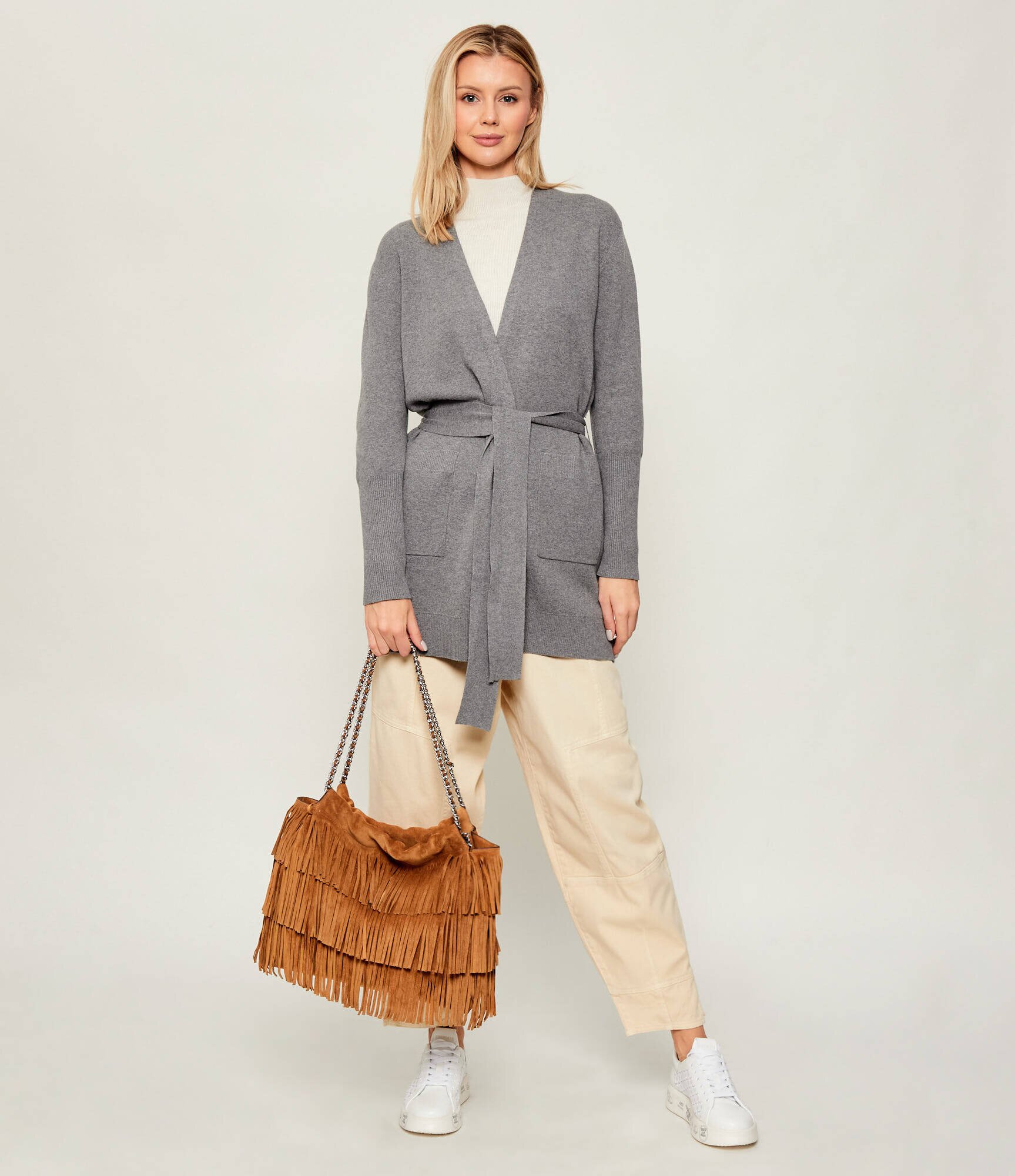 Tory Burch Geantă shopper Fleming | piele întoarsă