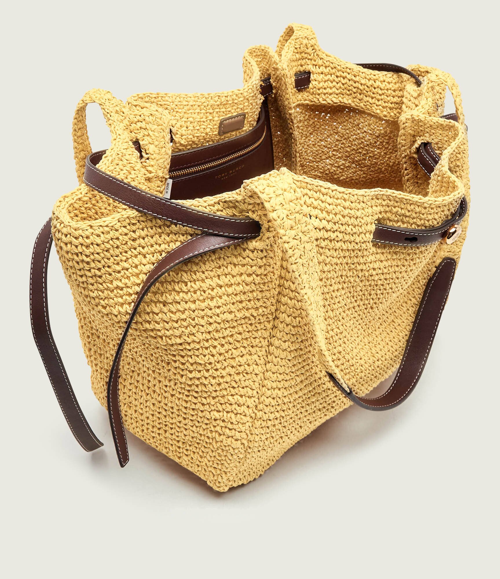 Tory Burch Geantă shopper Romy cu adaos de piele