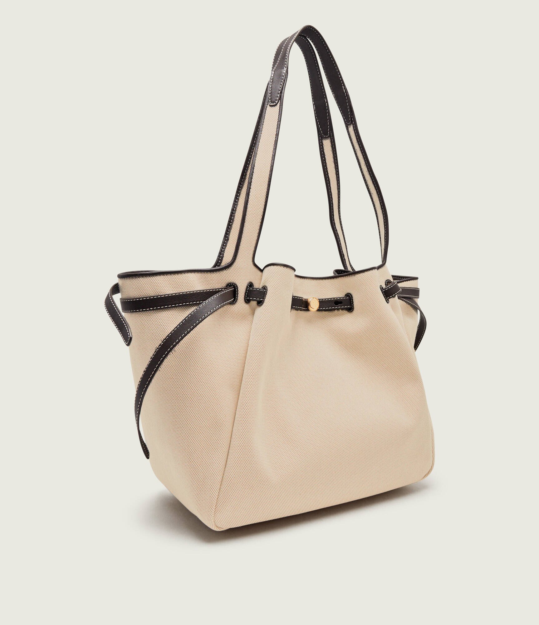 Tory Burch Geantă shopper Romy cu adaos de piele
