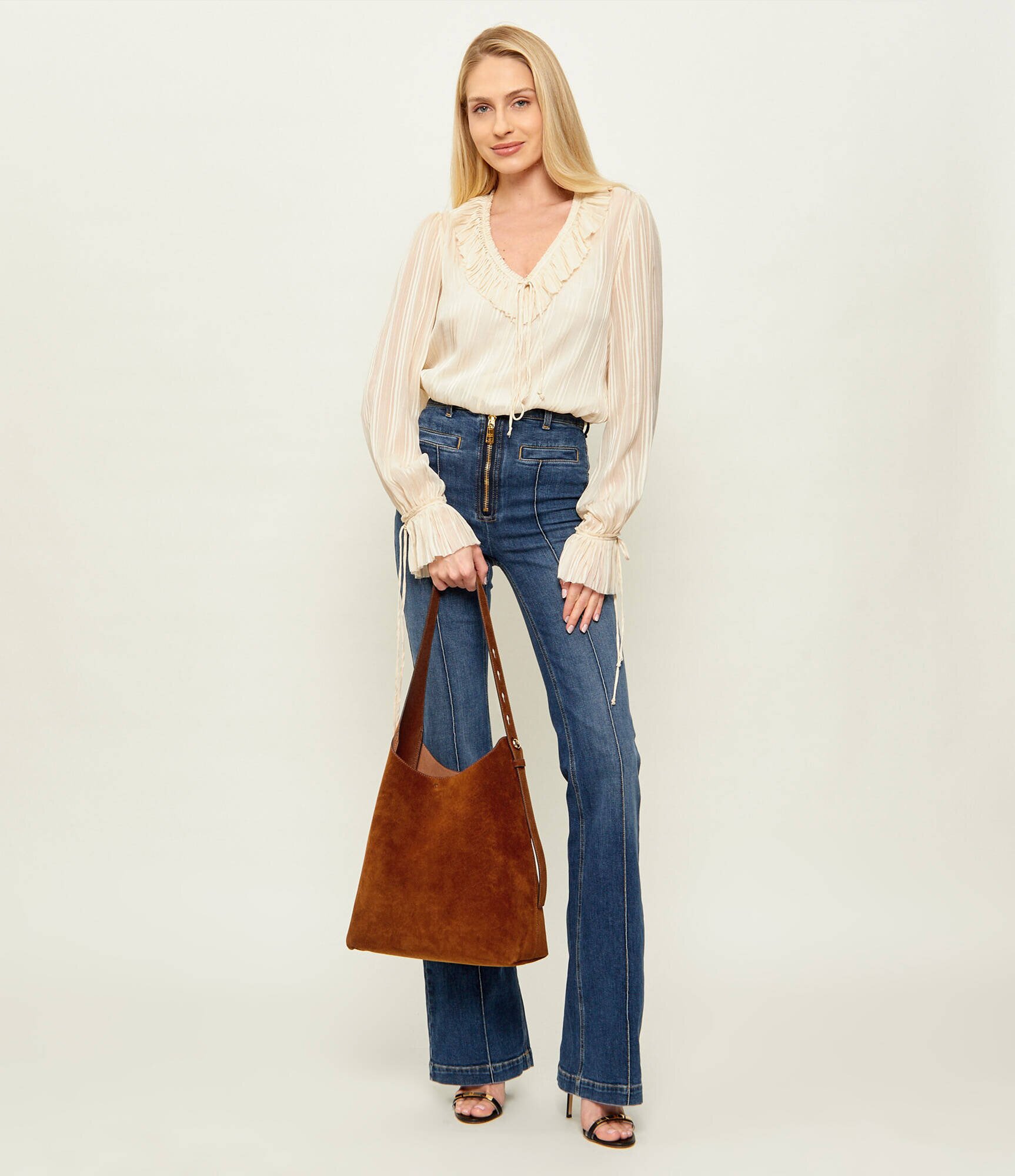 Tory Burch Geantă shopper Romy | piele întoarsă
