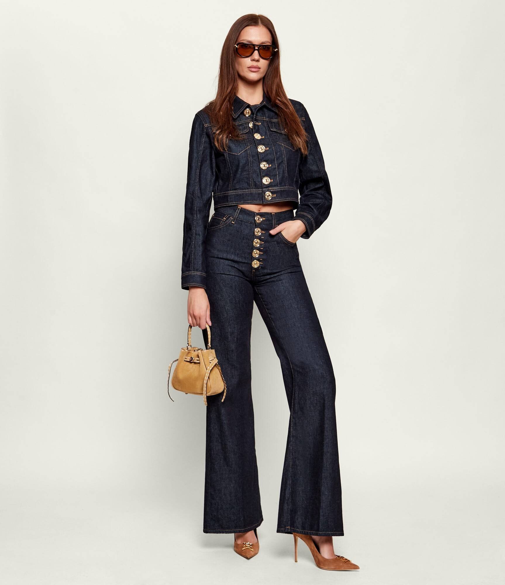 Tory Burch Geantă tip sac Romy Mini | piele întoarsă