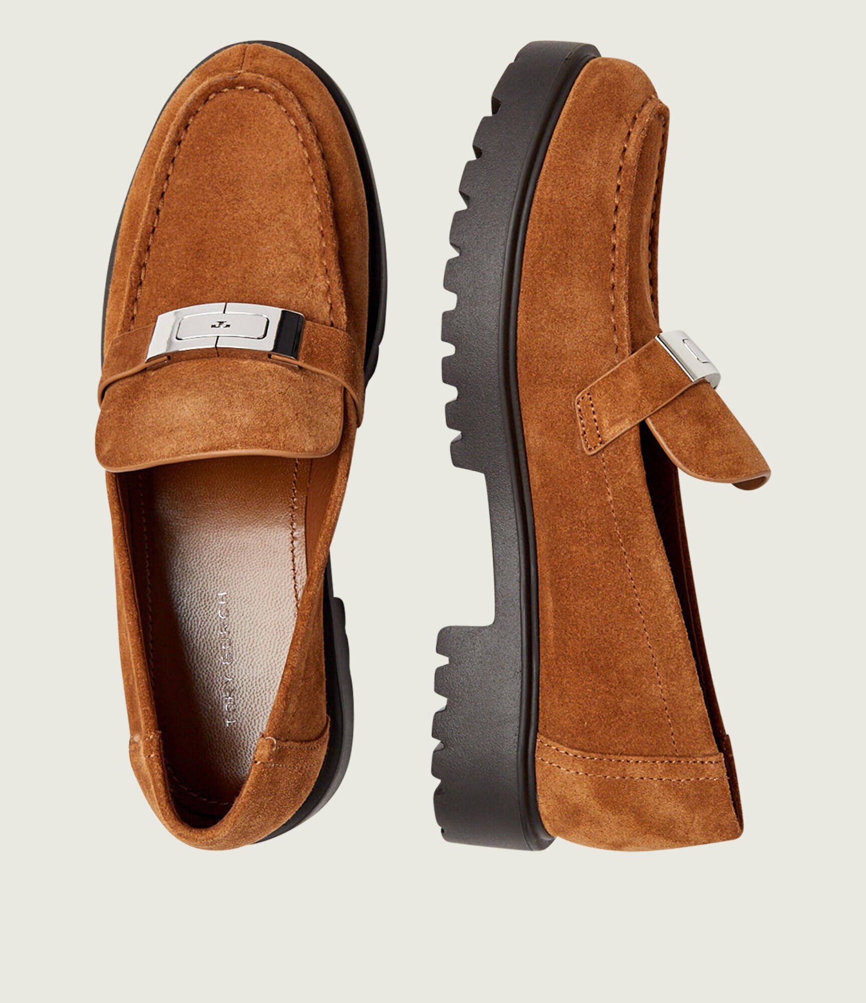 Tory Burch Pantofi loafer Leelee Lug | piele întoarsă