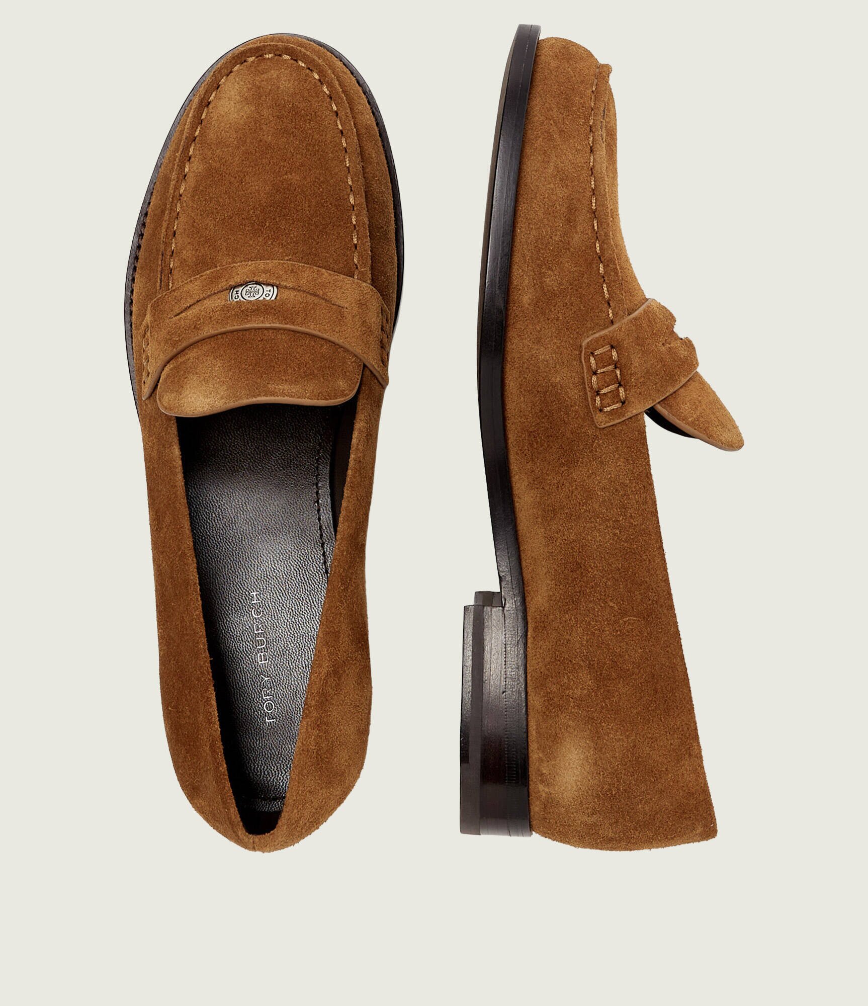 Tory Burch Pantofi loafer PENNY | piele întoarsă