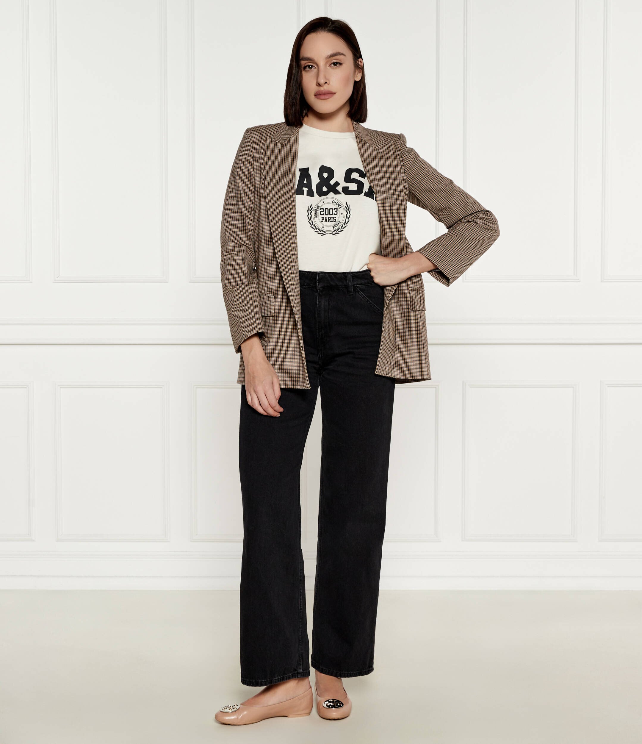 Tory Burch Skórzane baleriny CLAIRE
