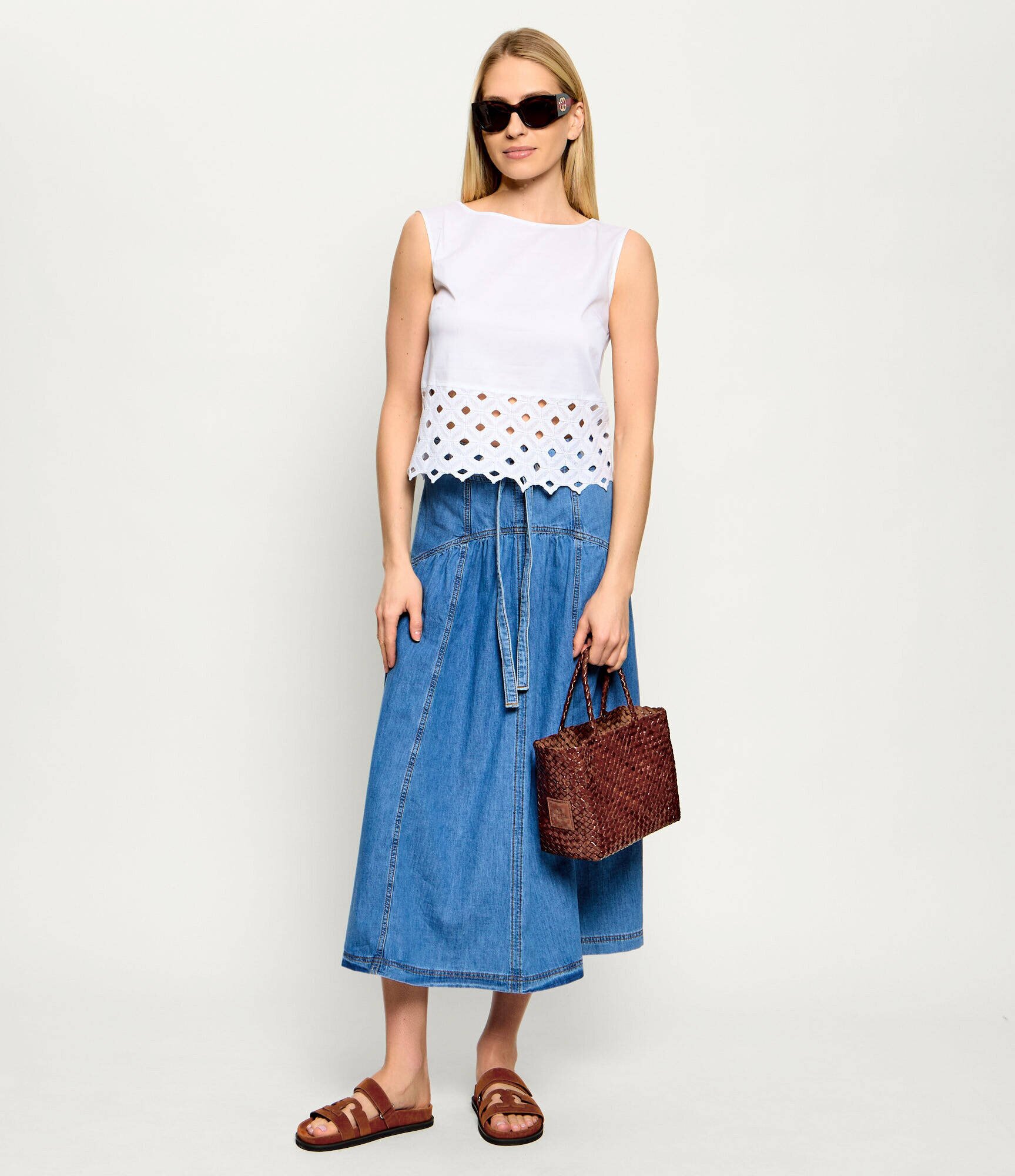 Tory Burch Șlapi INES | piele întoarsă