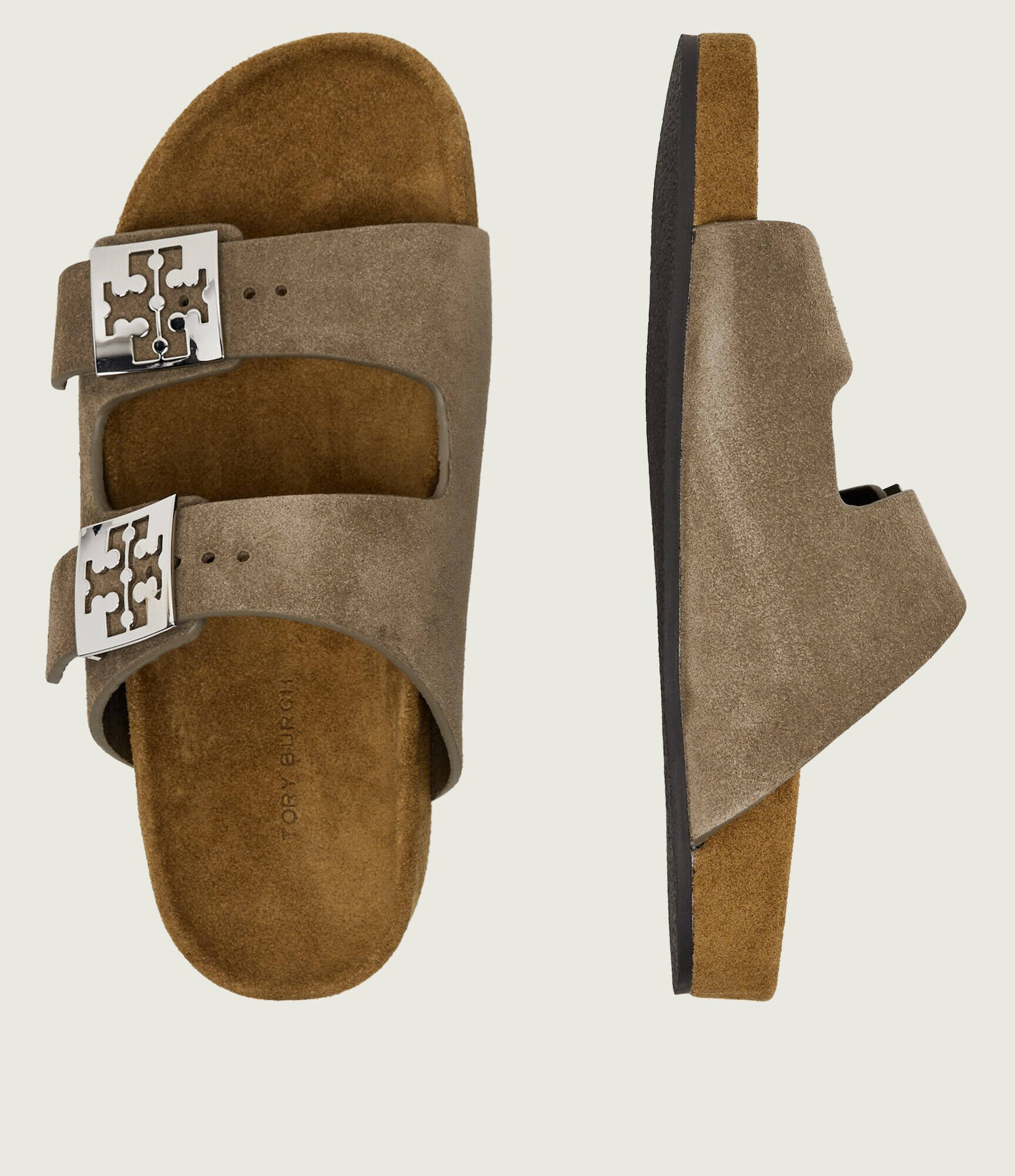 Tory Burch Șlapi Mellow | piele întoarsă