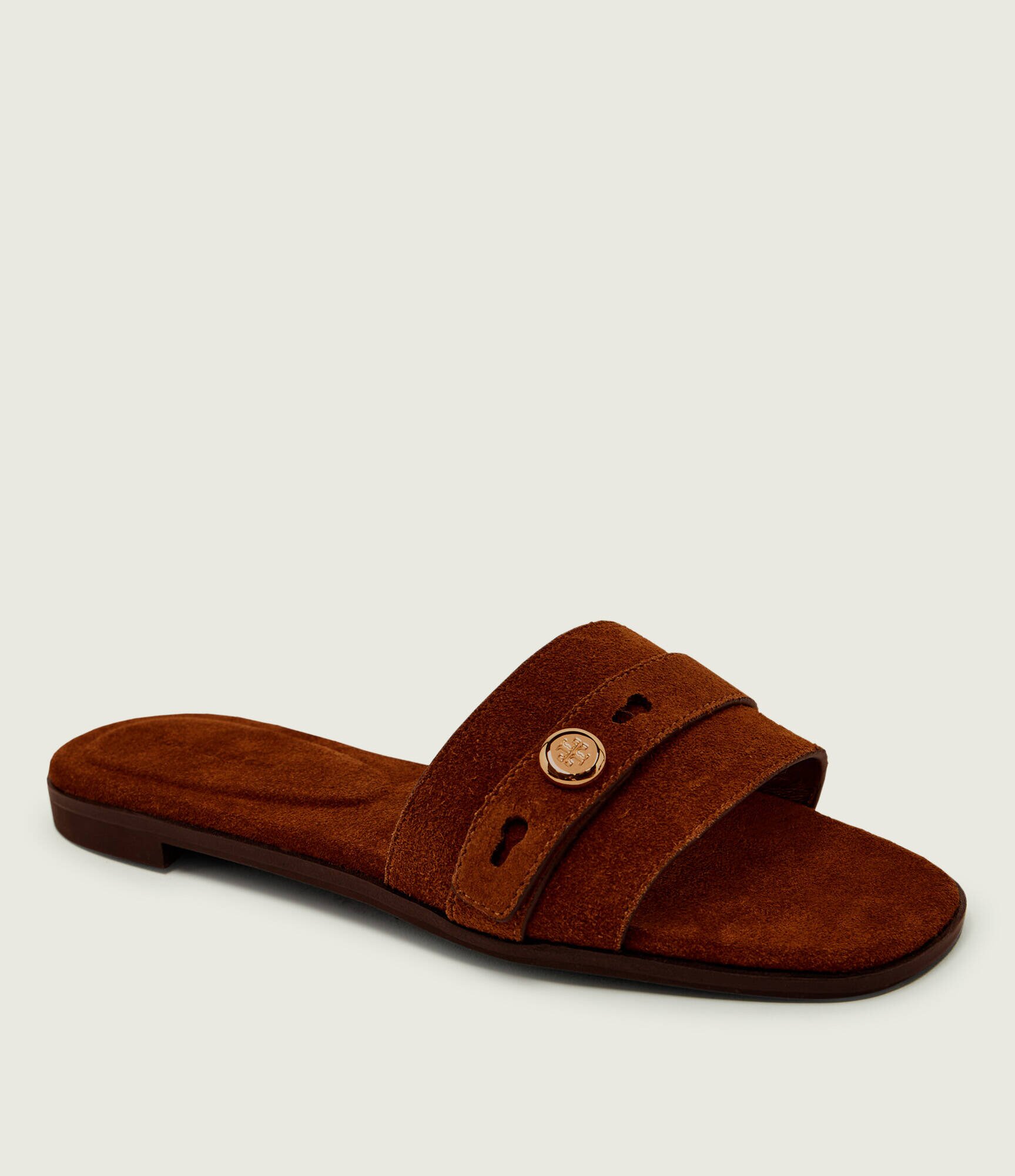 Tory Burch Șlapi ROMY | piele întoarsă