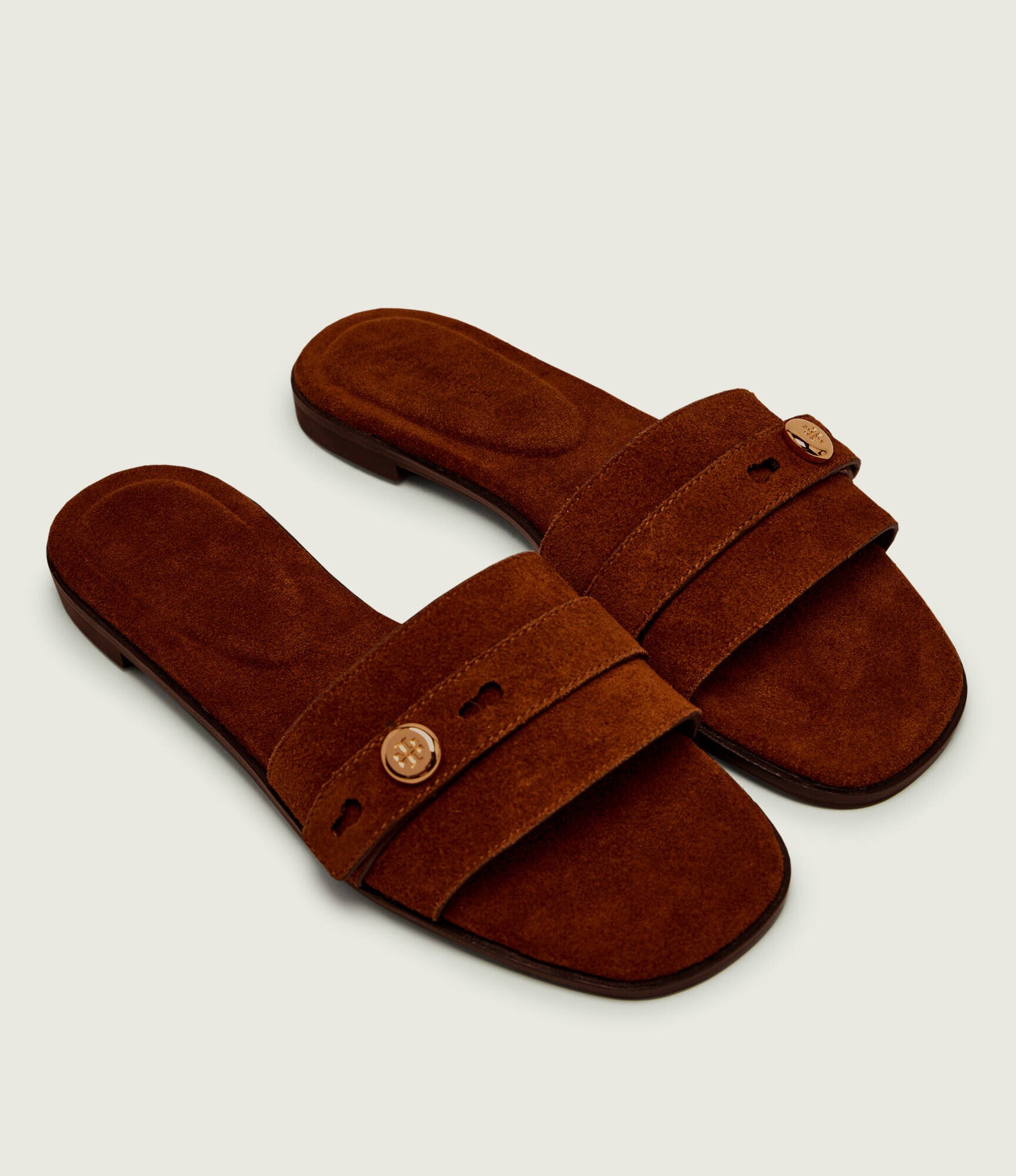 Tory Burch Șlapi ROMY | piele întoarsă