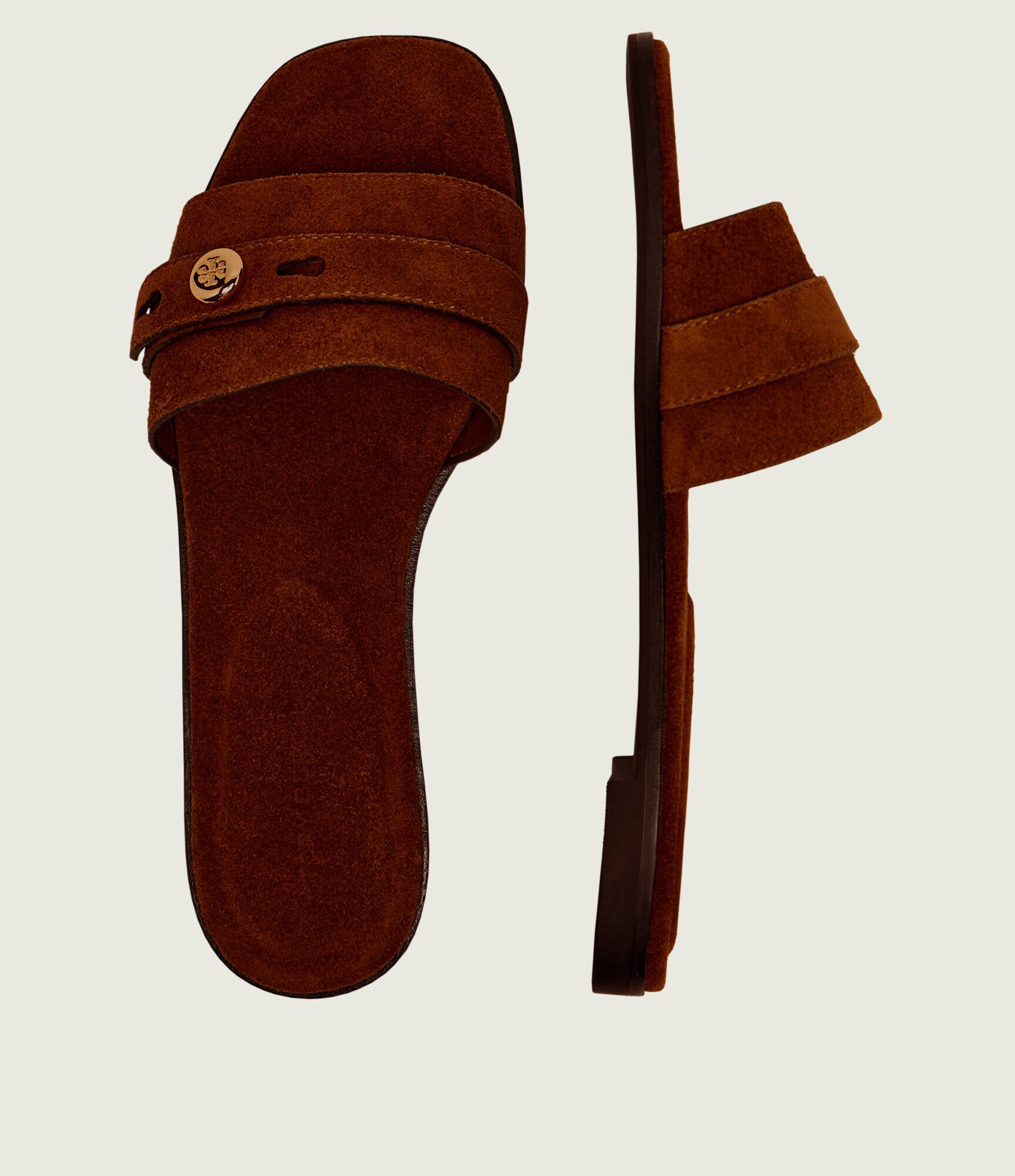 Tory Burch Șlapi ROMY | piele întoarsă
