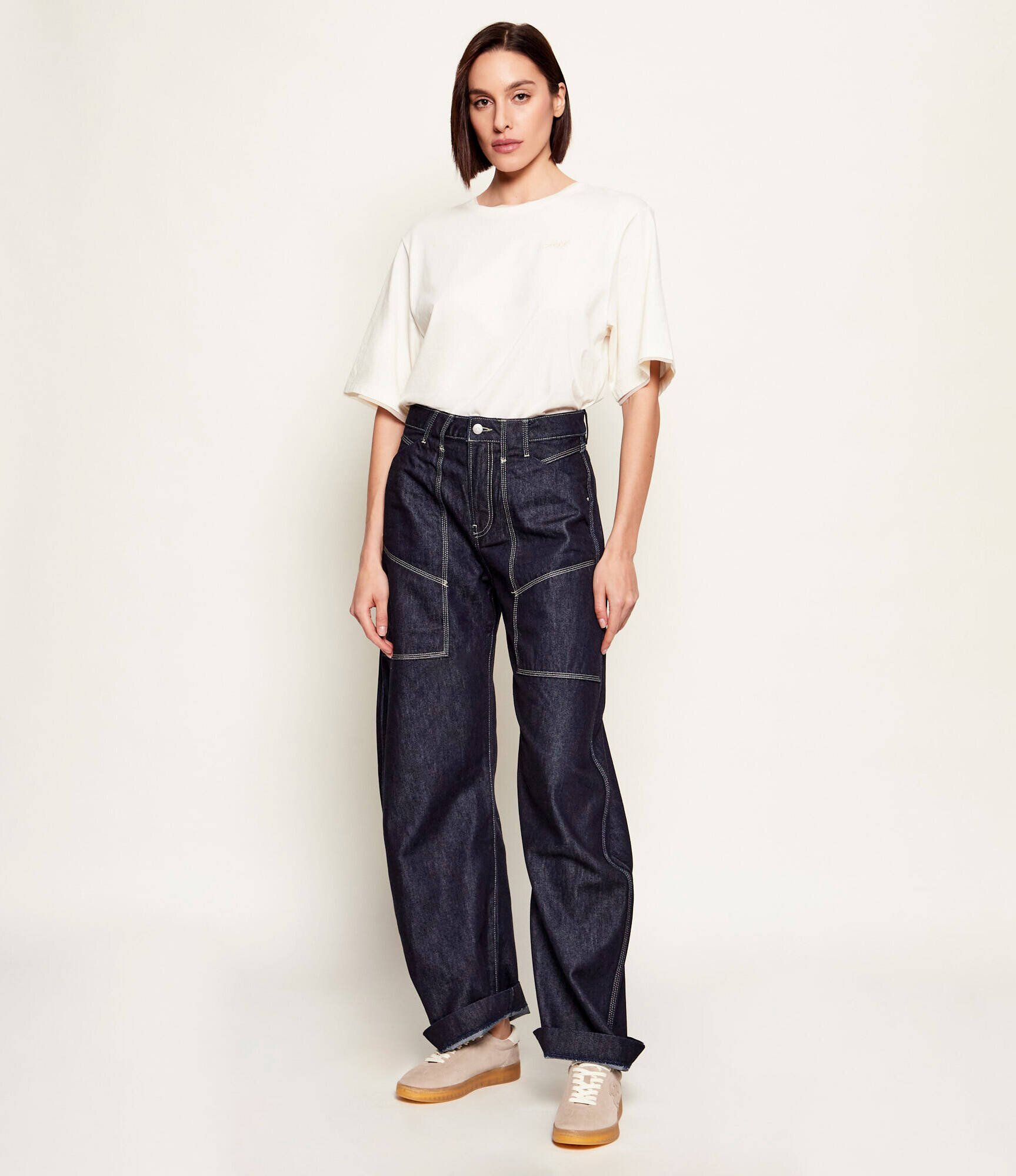 Tory Burch Sneakers PHOENIX | piele întoarsă