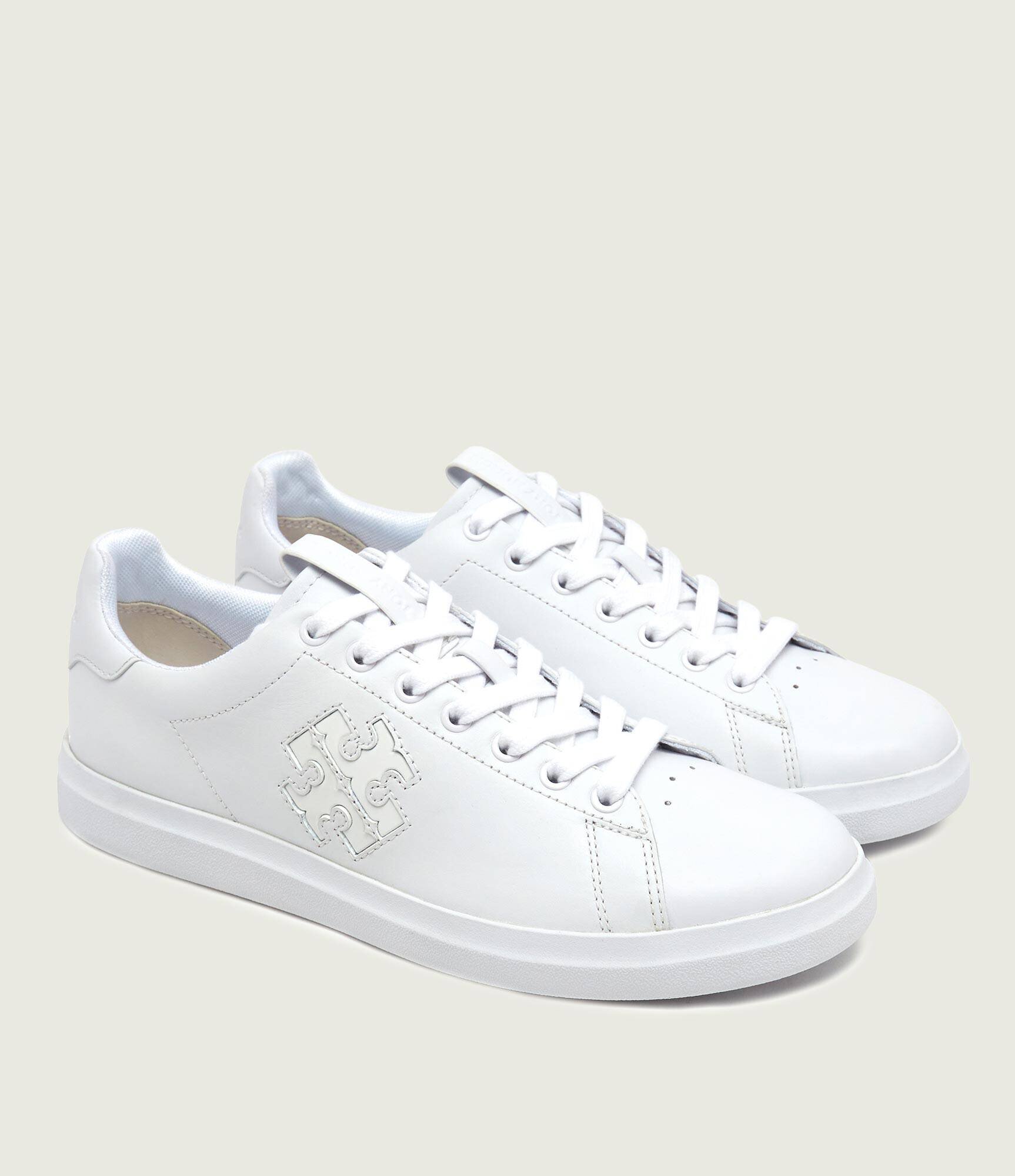 Tory Burch Teniși din piele Double T Howell Court