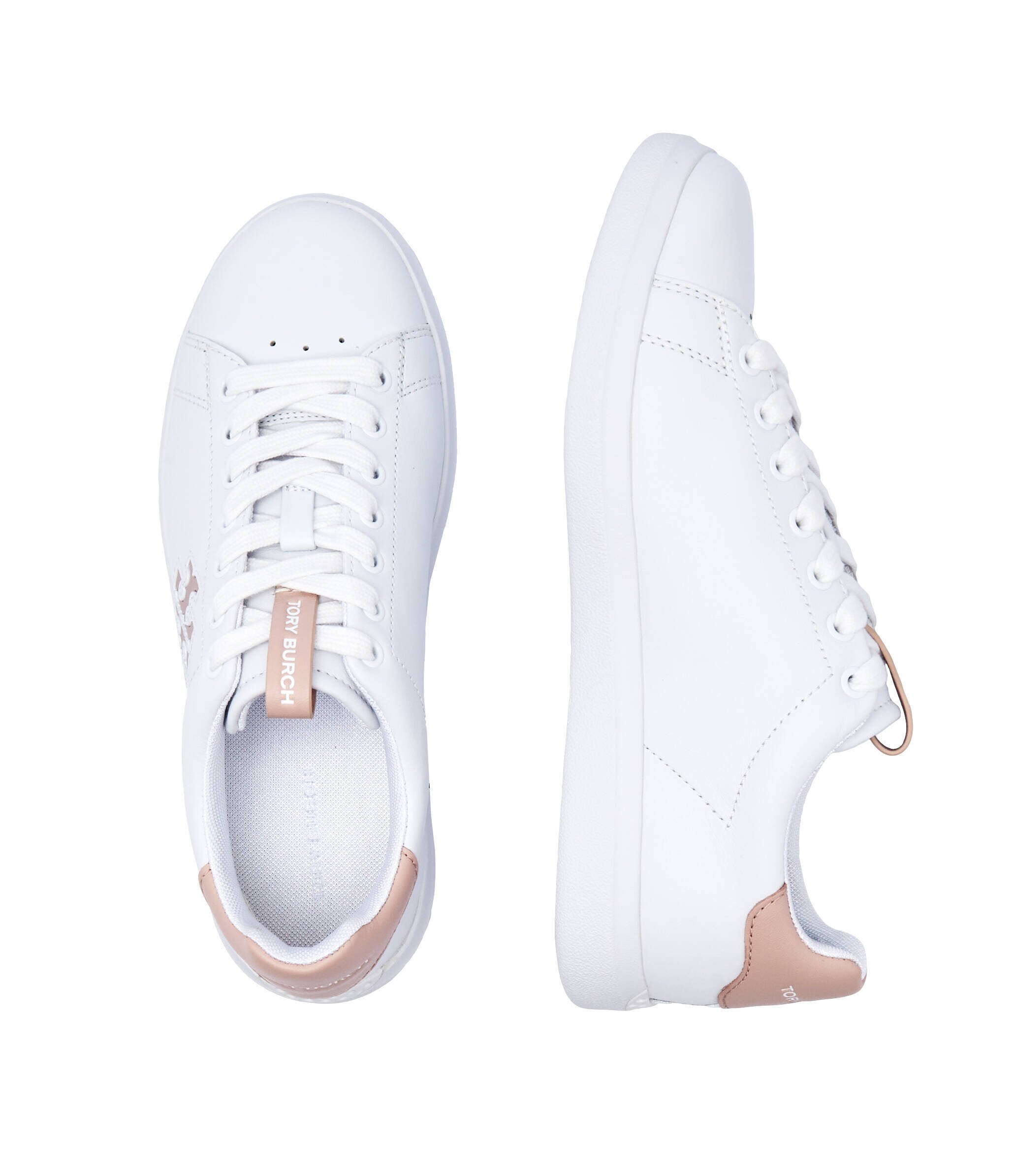 Tory Burch Teniși din piele Double T Howell Court
