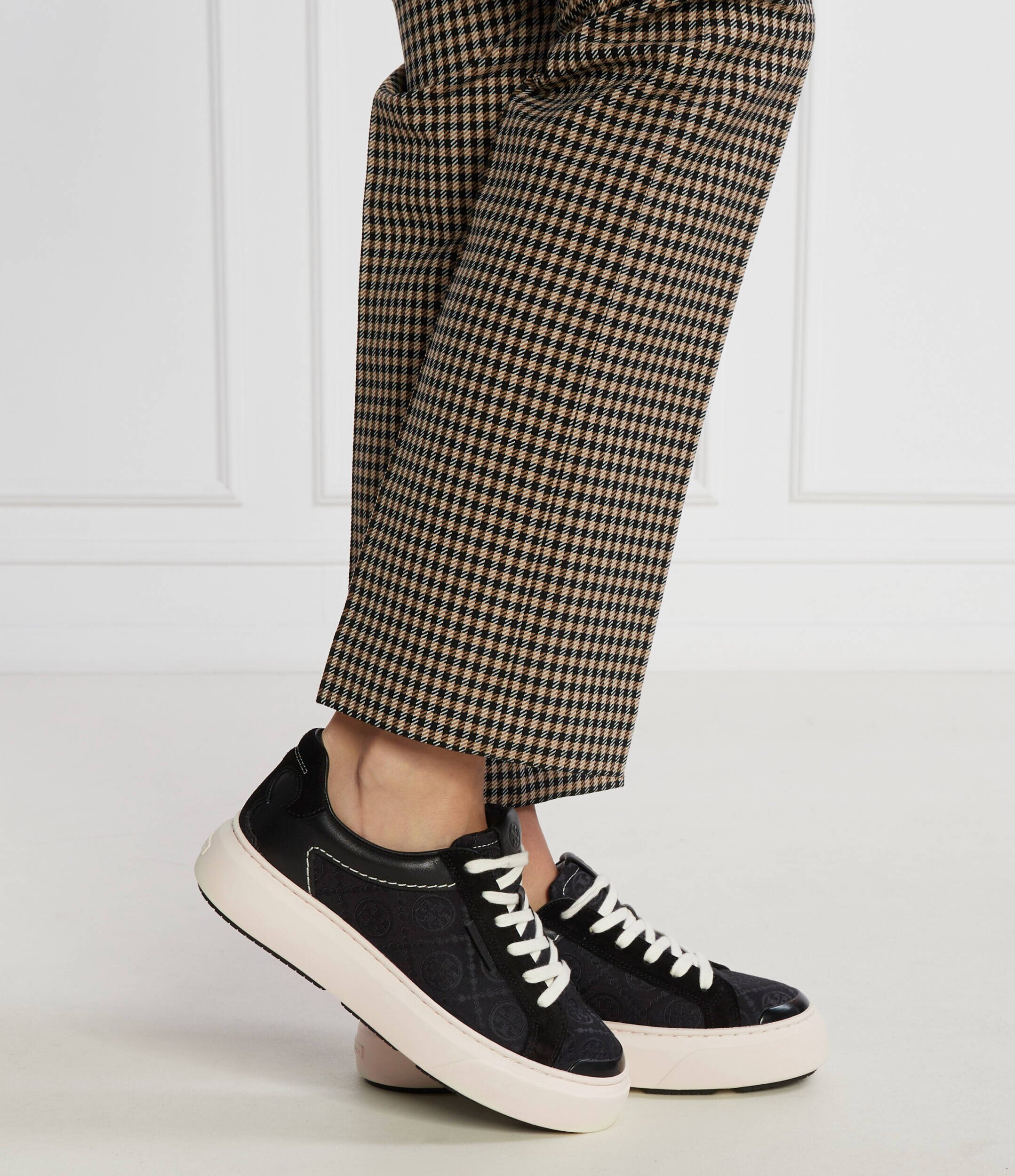 Tory Burch Teniși din piele T Monogram Ladybug