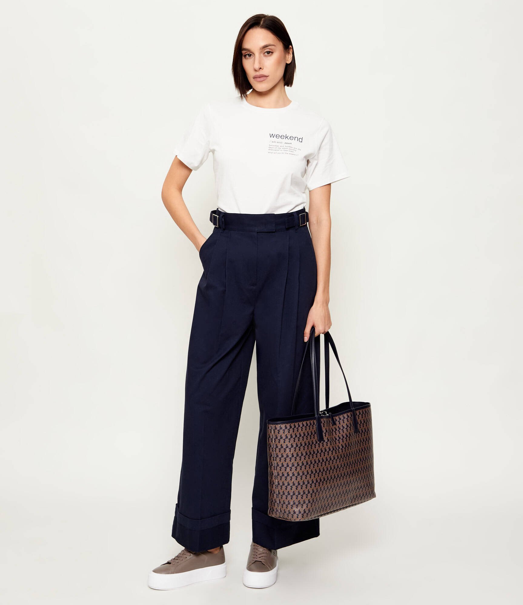 Tous Geantă shopper cu două fețe + borsetă DOUBLE-WAY MANIFESTO