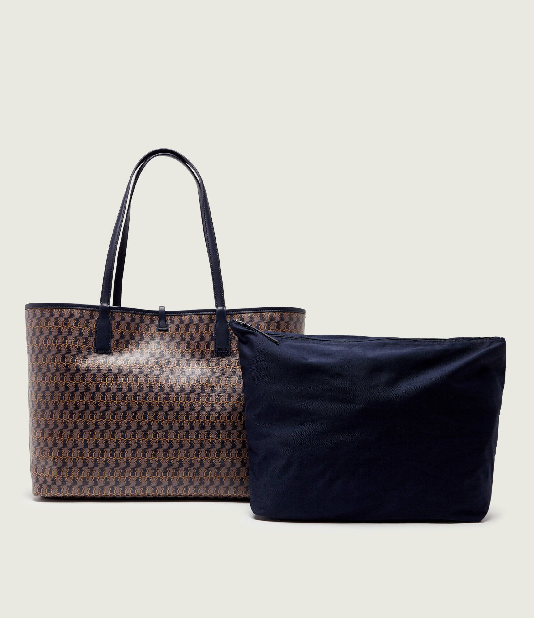 Tous Geantă shopper cu două fețe + borsetă DOUBLE-WAY MANIFESTO