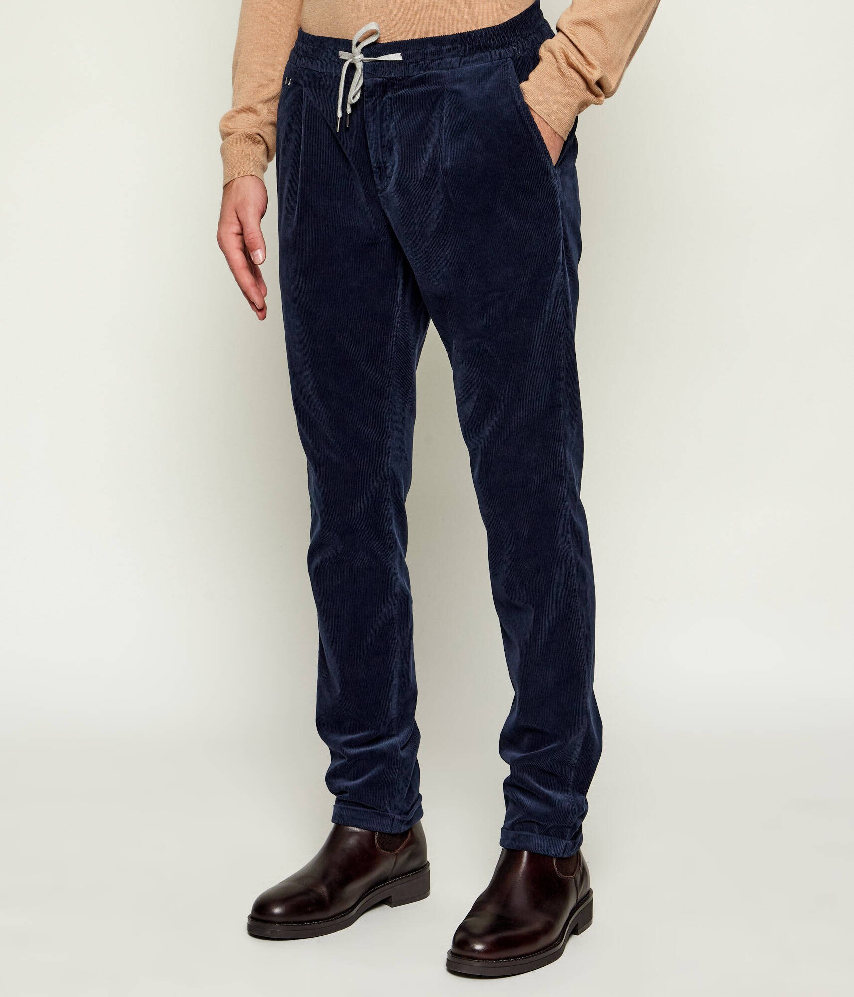 Tramarossa Pantaloni ALVISE | regular fit | catifea reiată