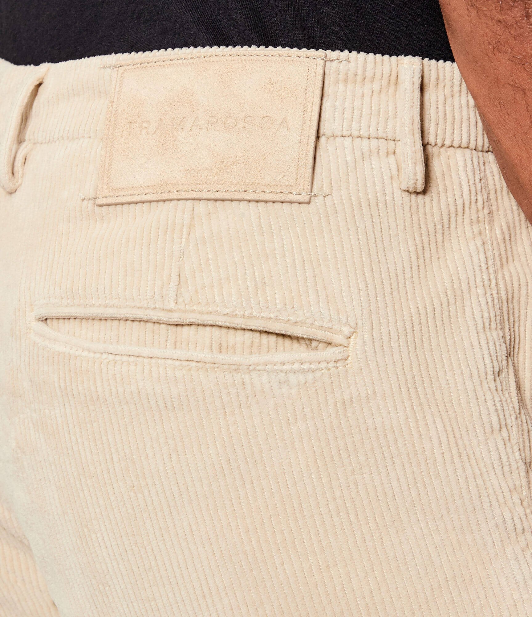 Tramarossa Pantaloni chino Alberto | Slim Fit | catifea reiată