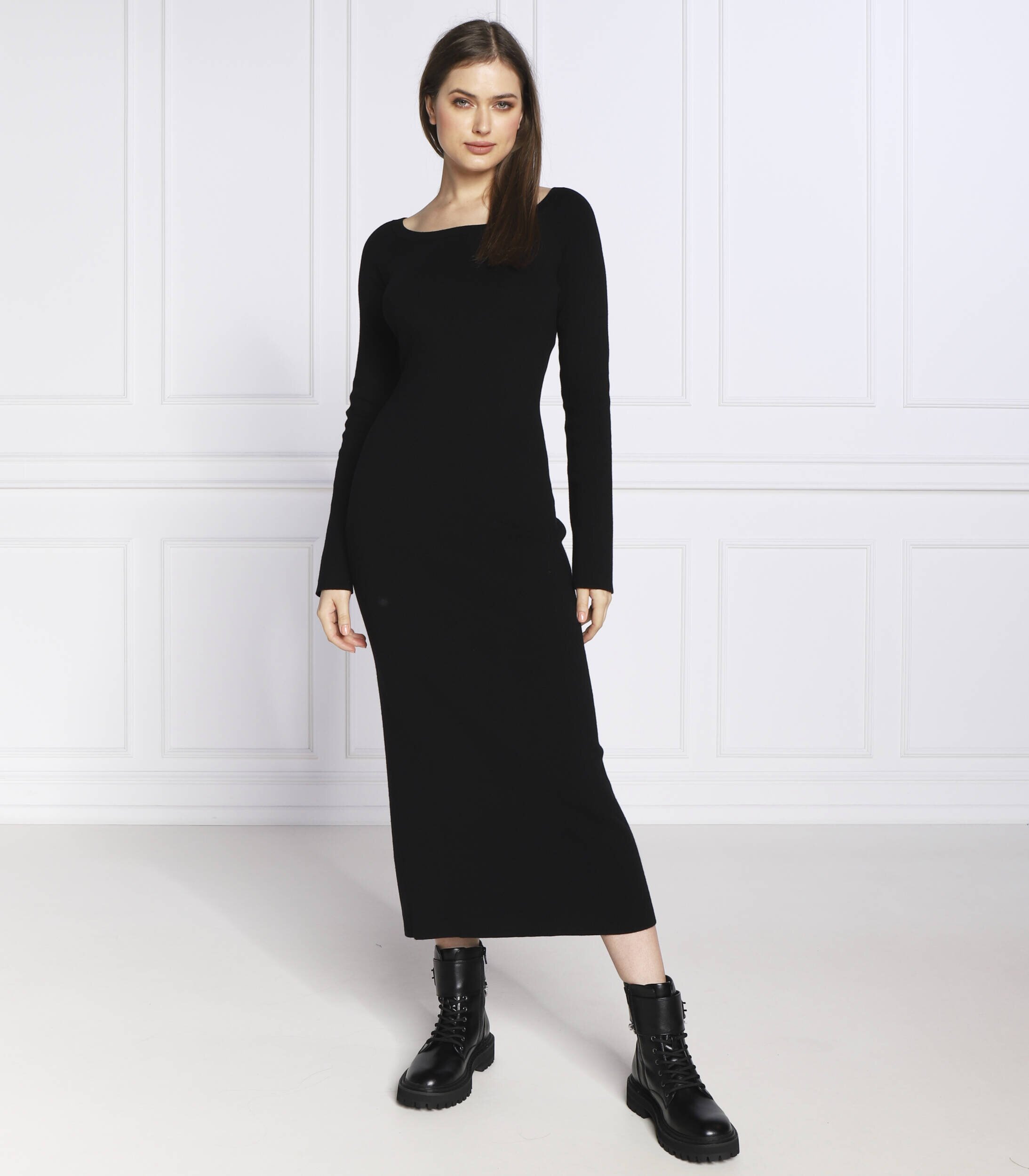 Twinset Actitude Rochie cu adaos de lână