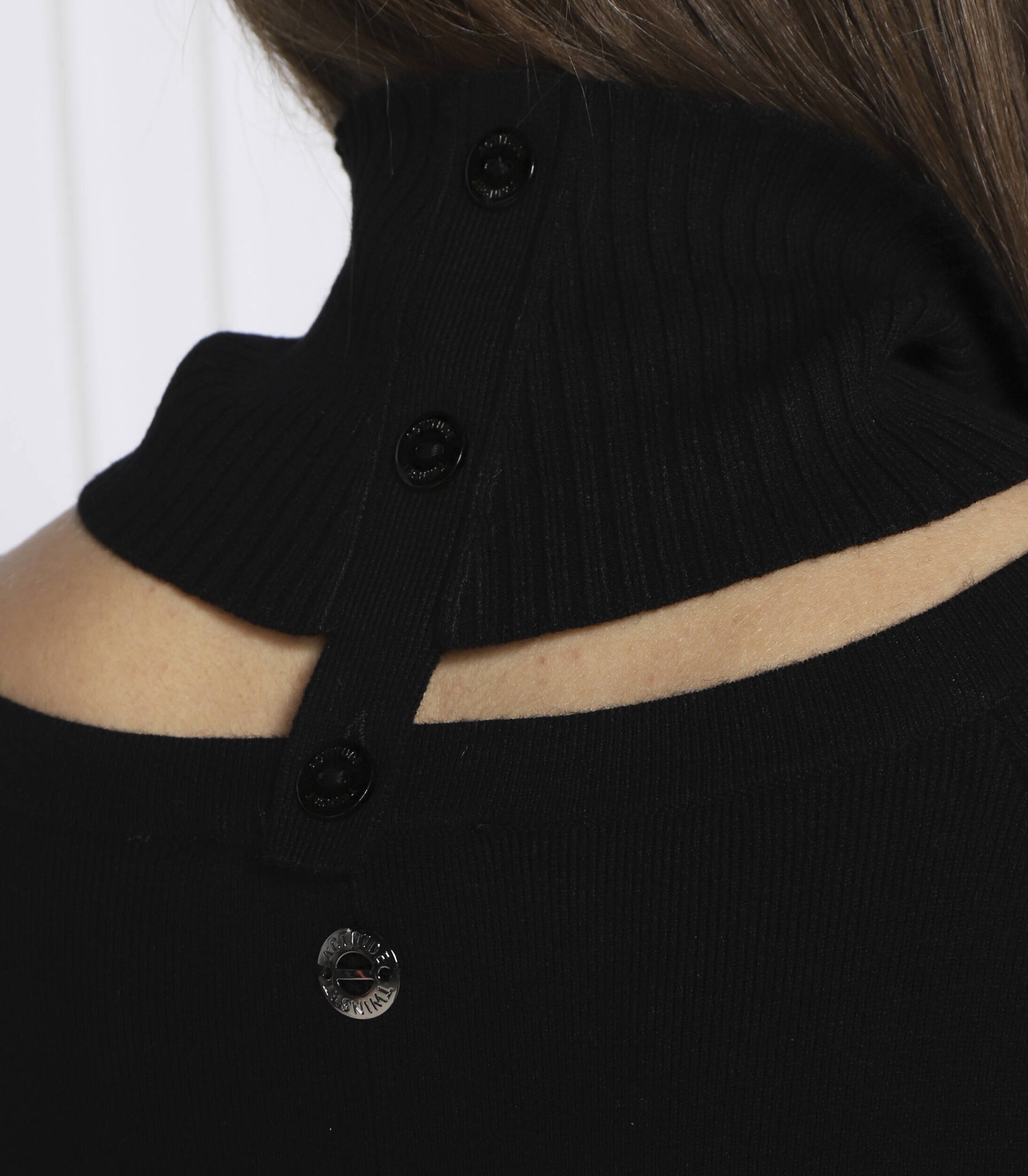 Twinset Actitude Rochie cu adaos de lână