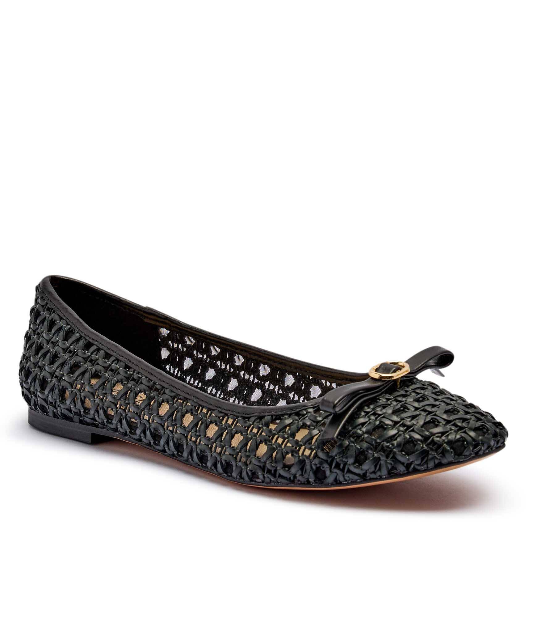Twinset Balerini cu adaos de piele