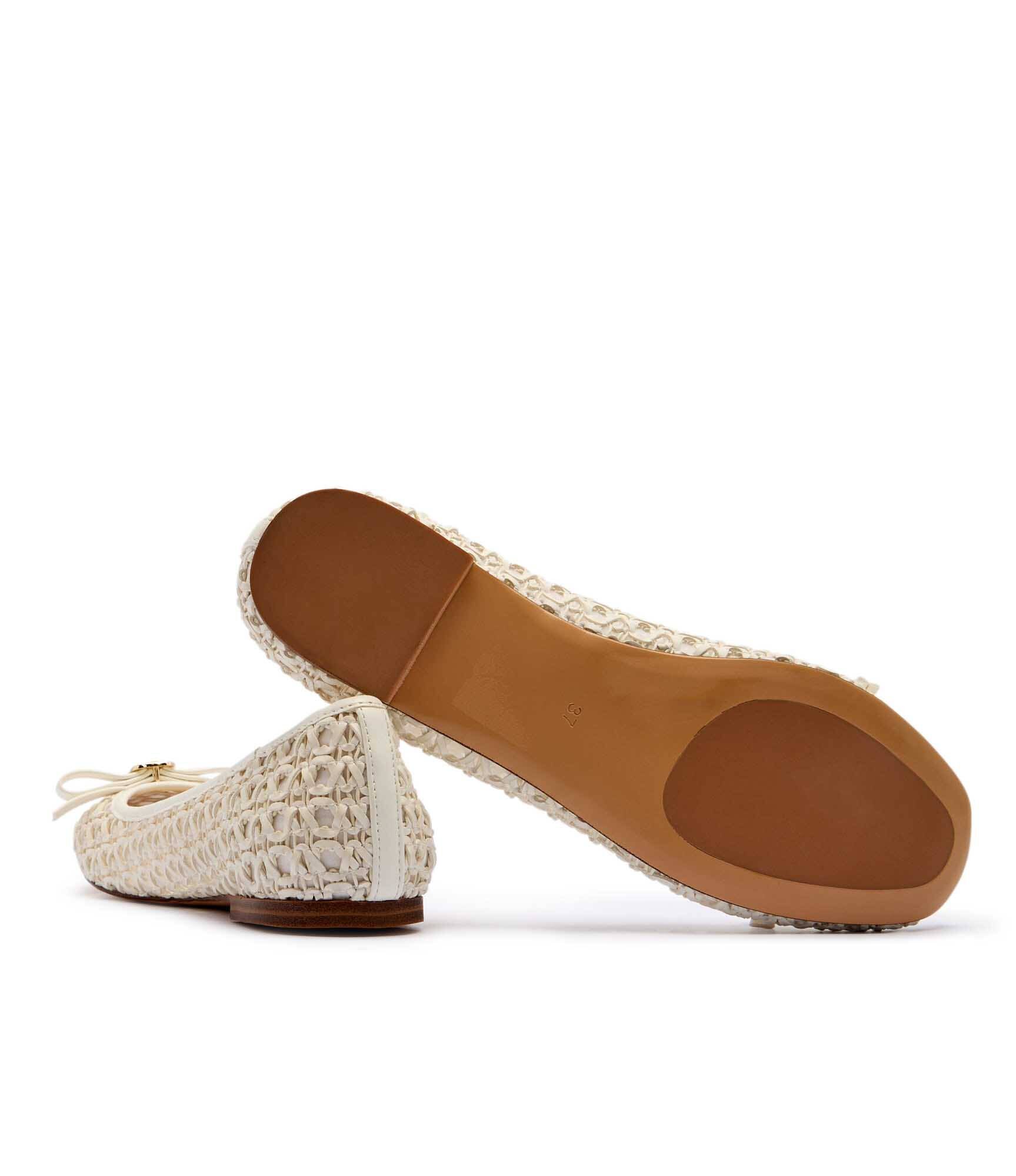 Twinset Balerini cu adaos de piele