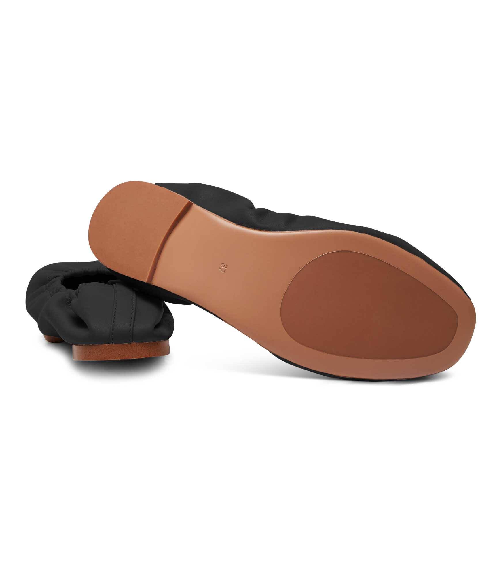 Twinset Balerini cu adaos de piele