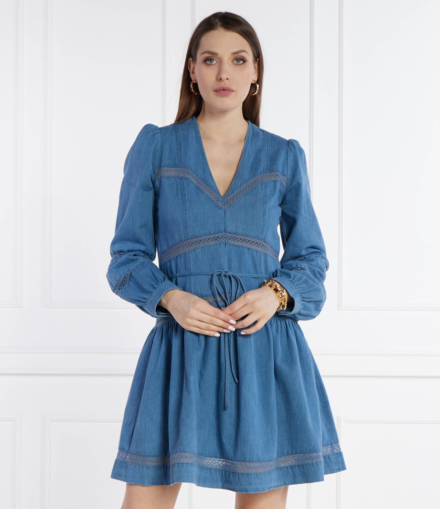 Twinset De blugi rochie cu cordon