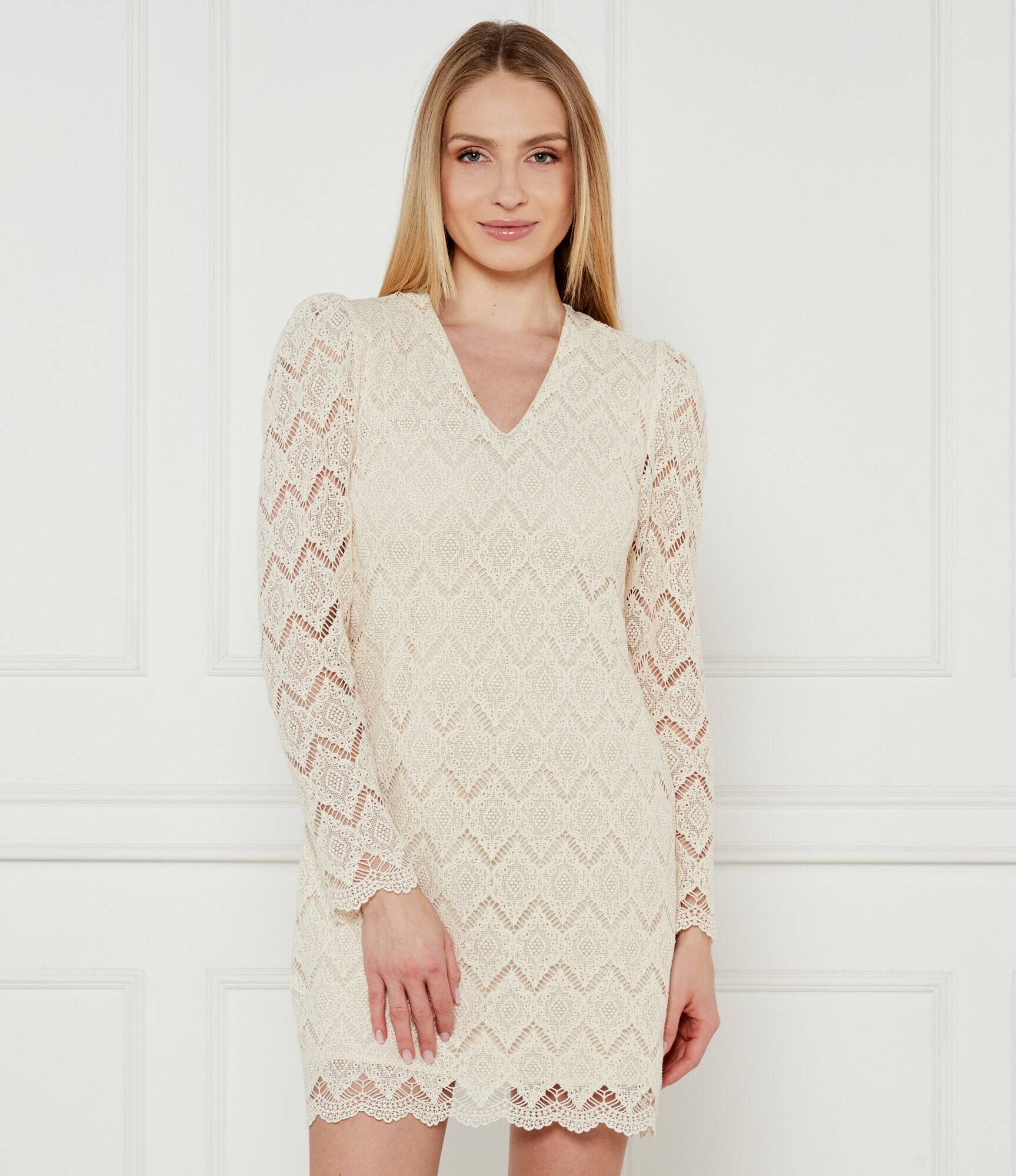 Twinset De dantelă rochie cu cordon
