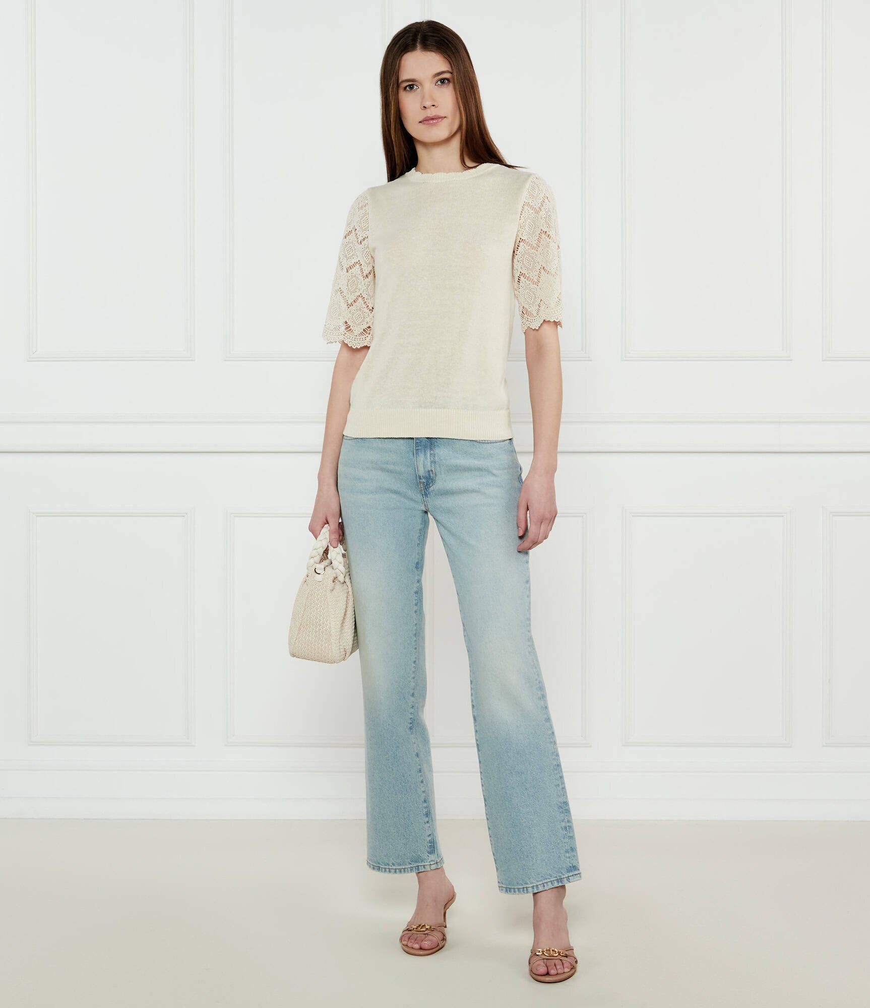 Twinset De in pulover | Regular Fit