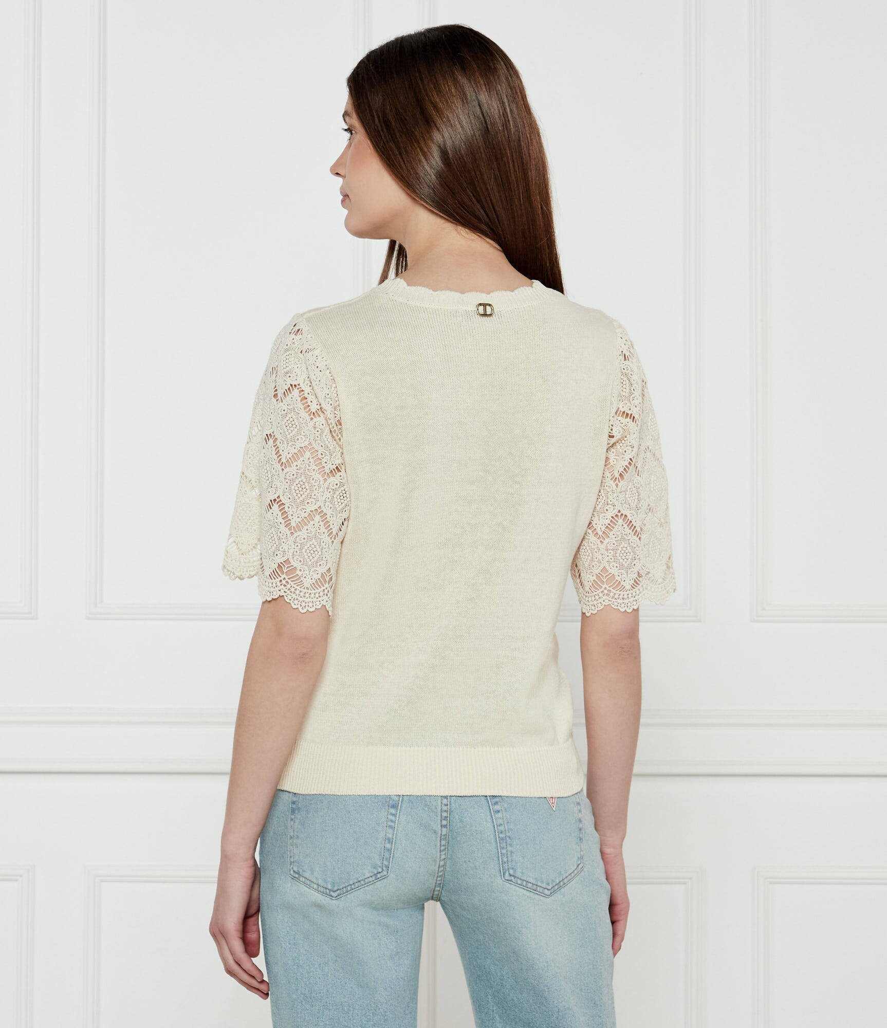 Twinset De in pulover | Regular Fit