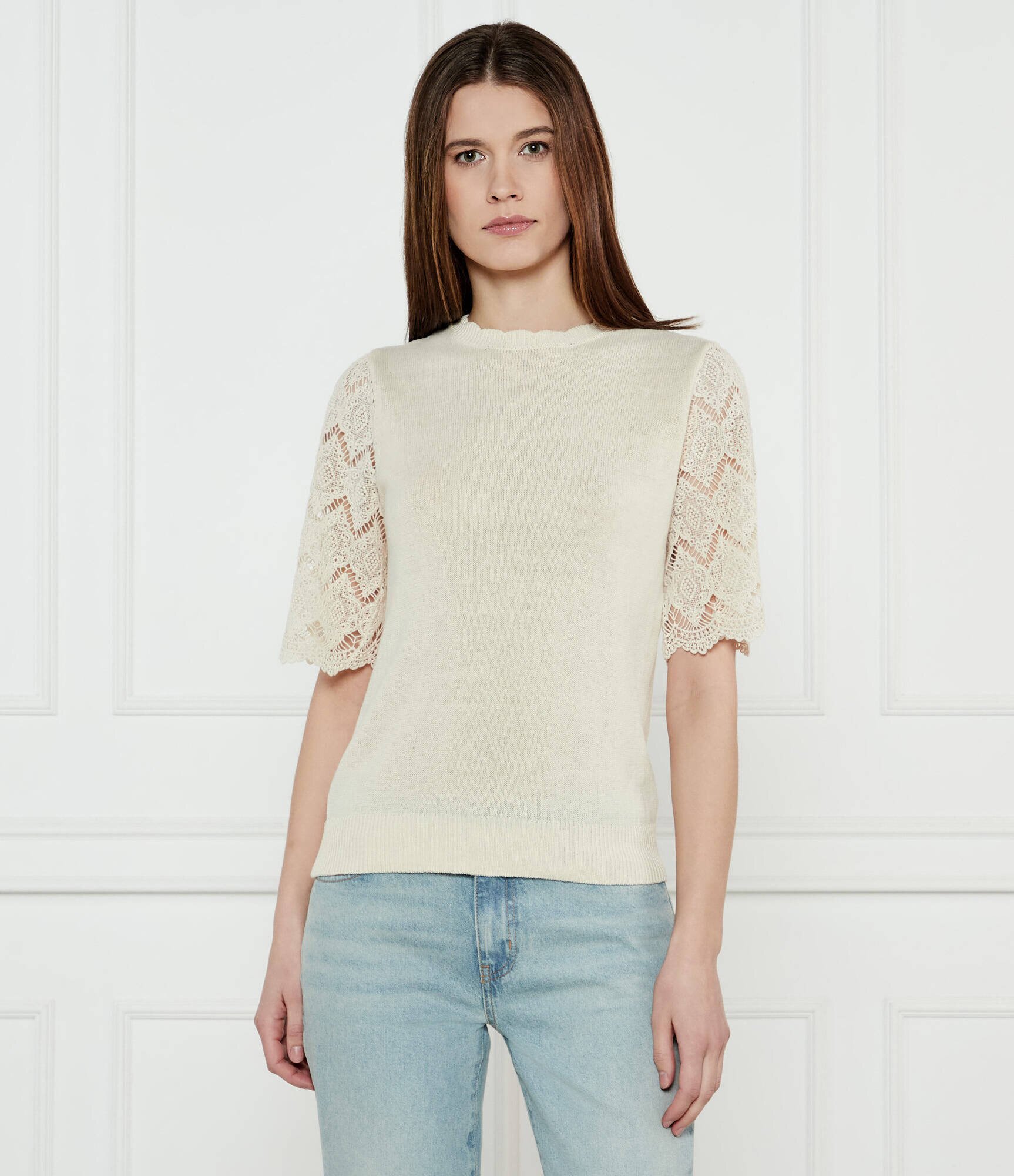 Twinset De in pulover | Regular Fit