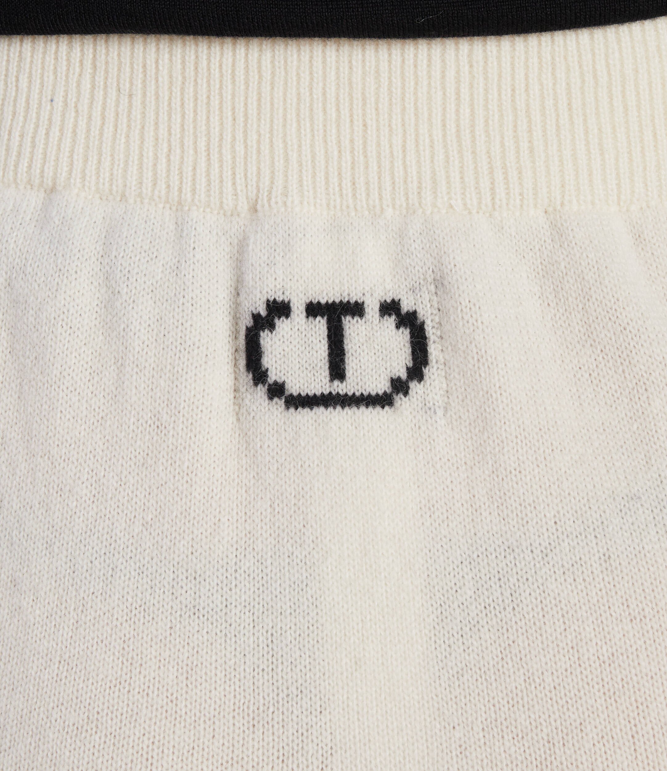 Twinset De lână pantaloni de tricot | Regular Fit cu adaos de cașmir