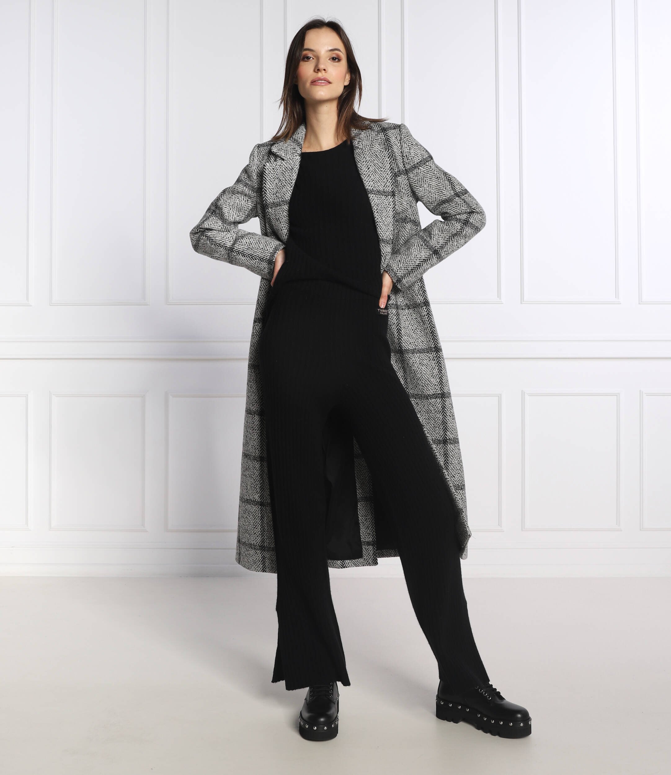 Twinset de lână pulover | regular fit cu adaos de cașmir