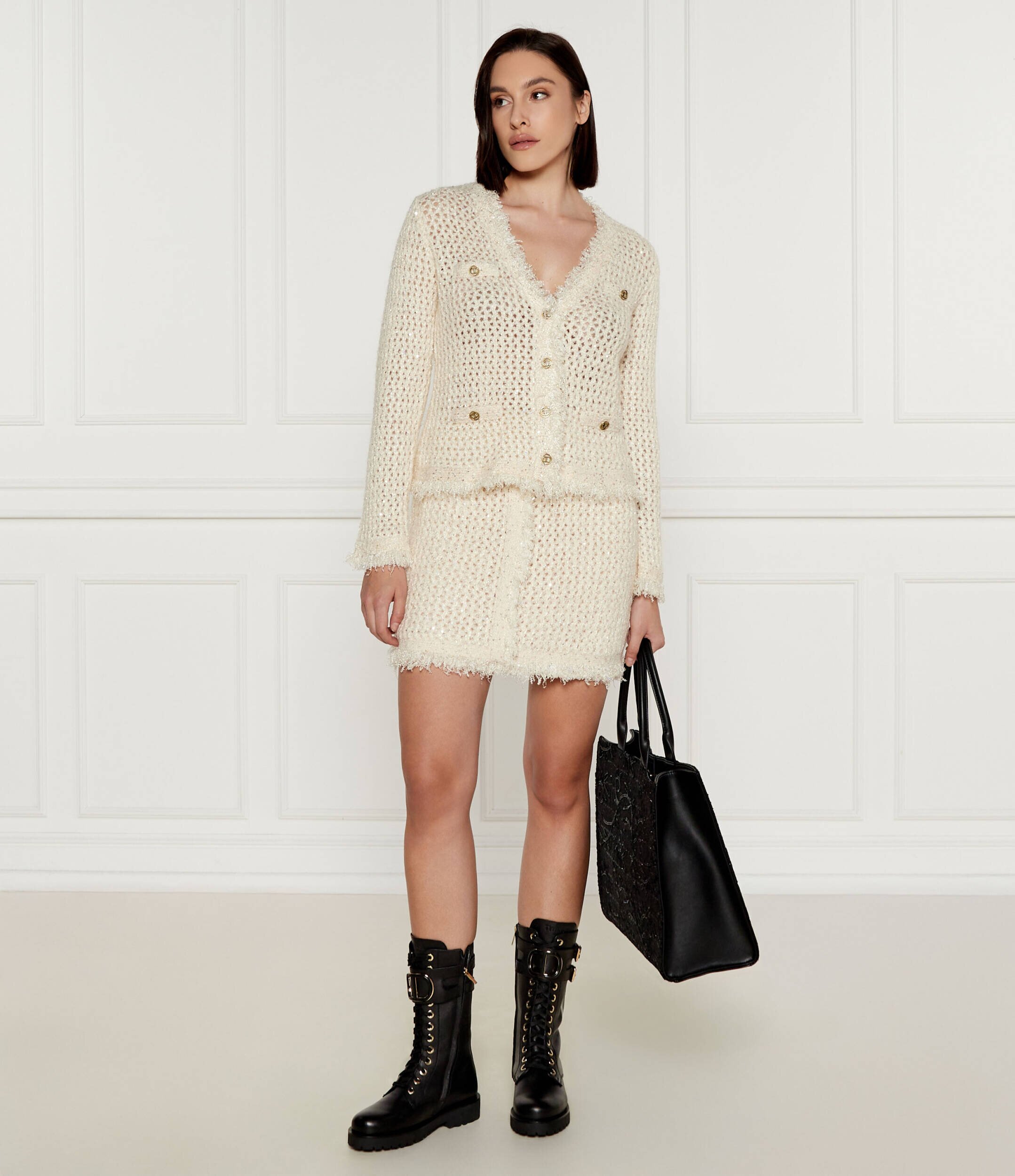 Twinset De piele botine