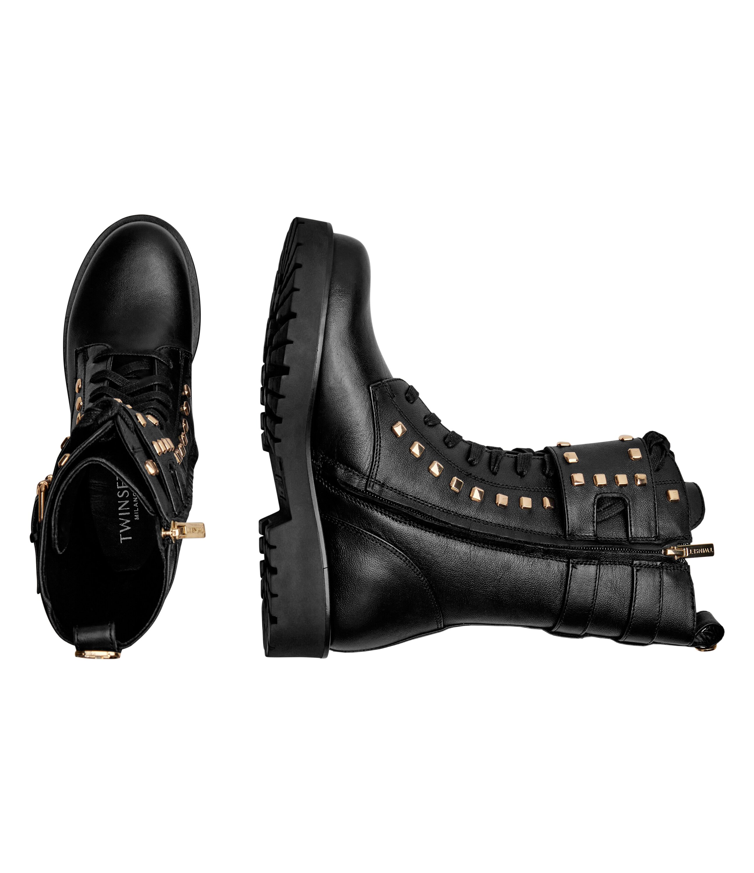 Twinset De piele botine