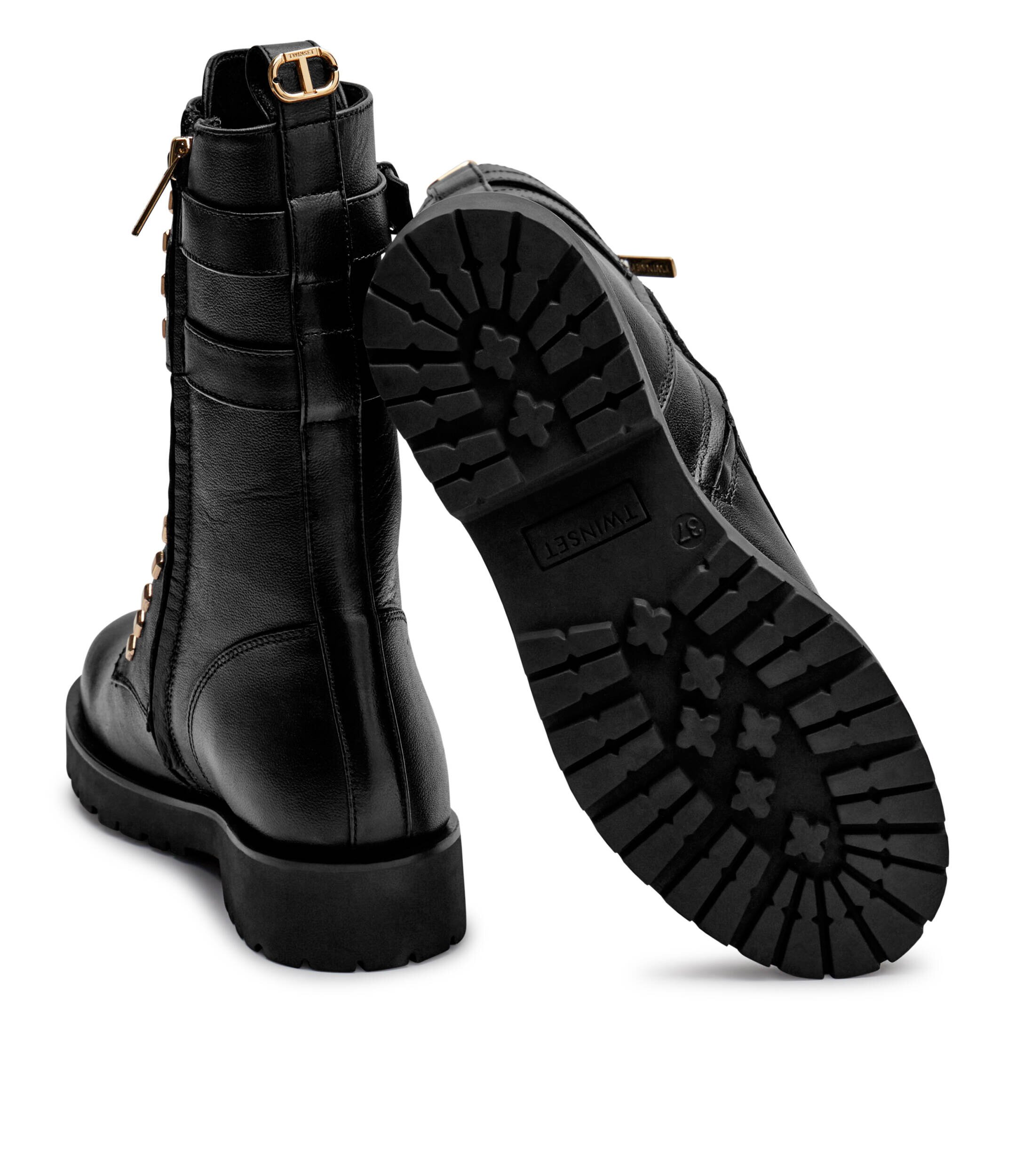 Twinset De piele botine