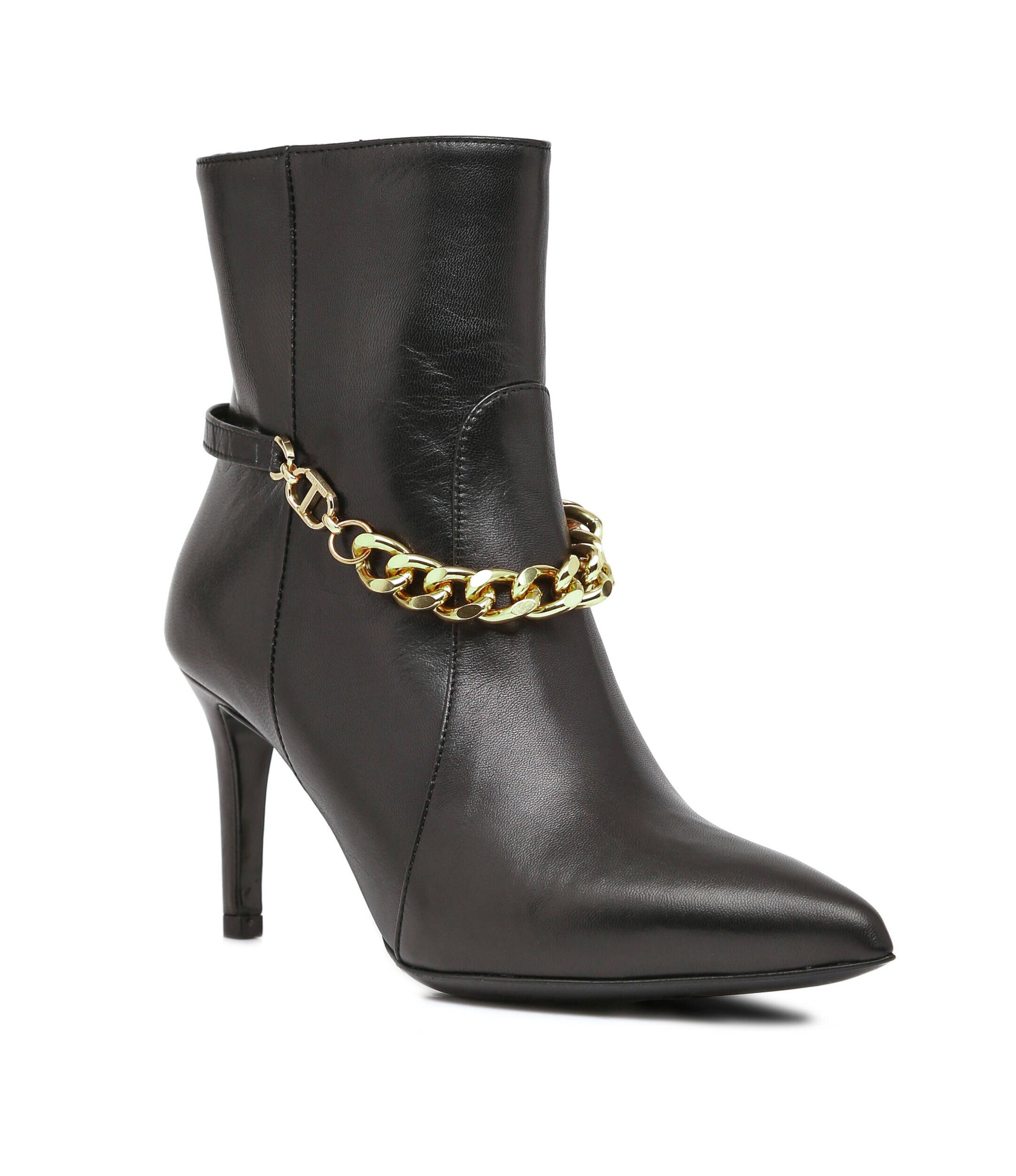 Twinset De piele botine