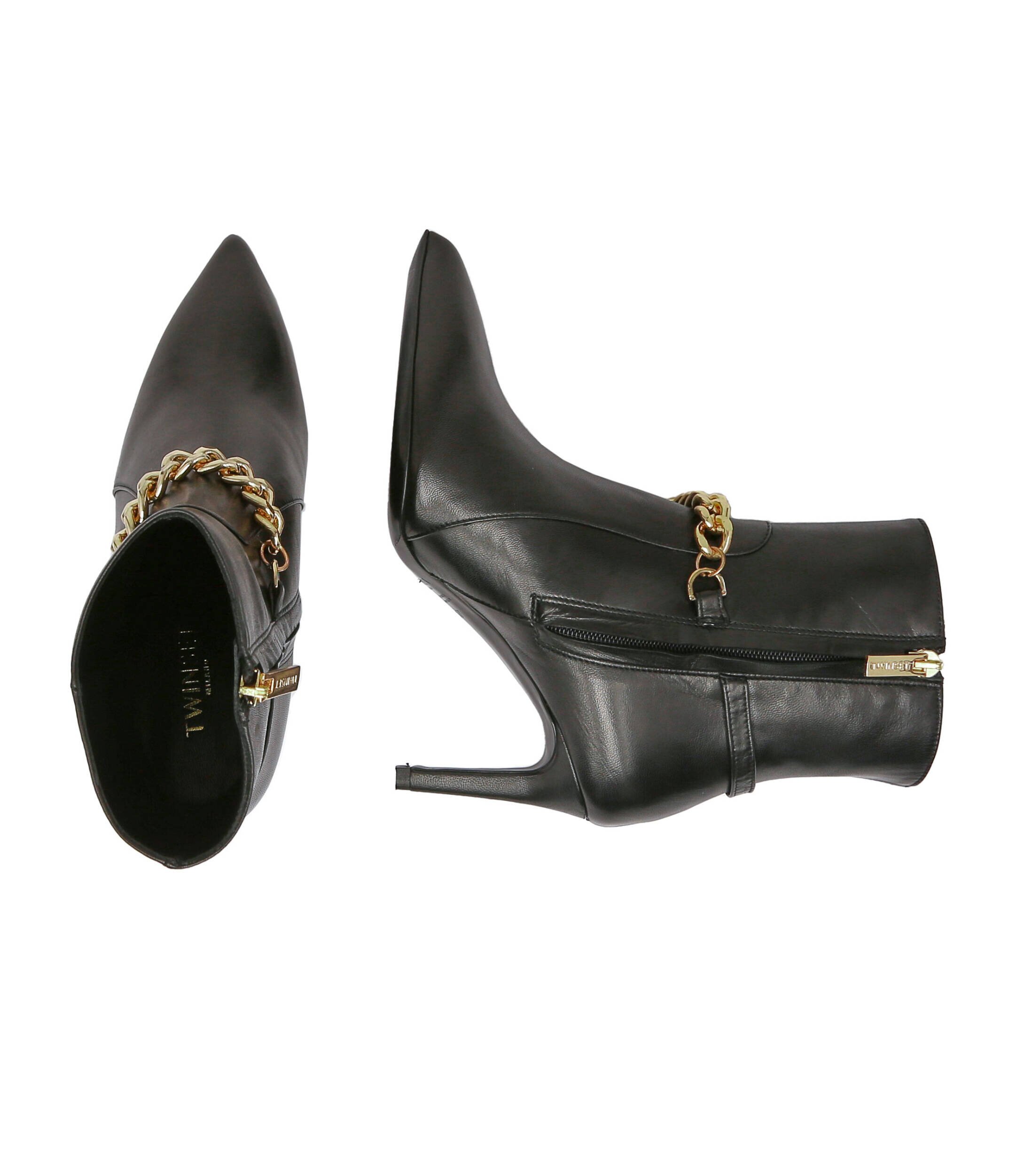 Twinset De piele botine
