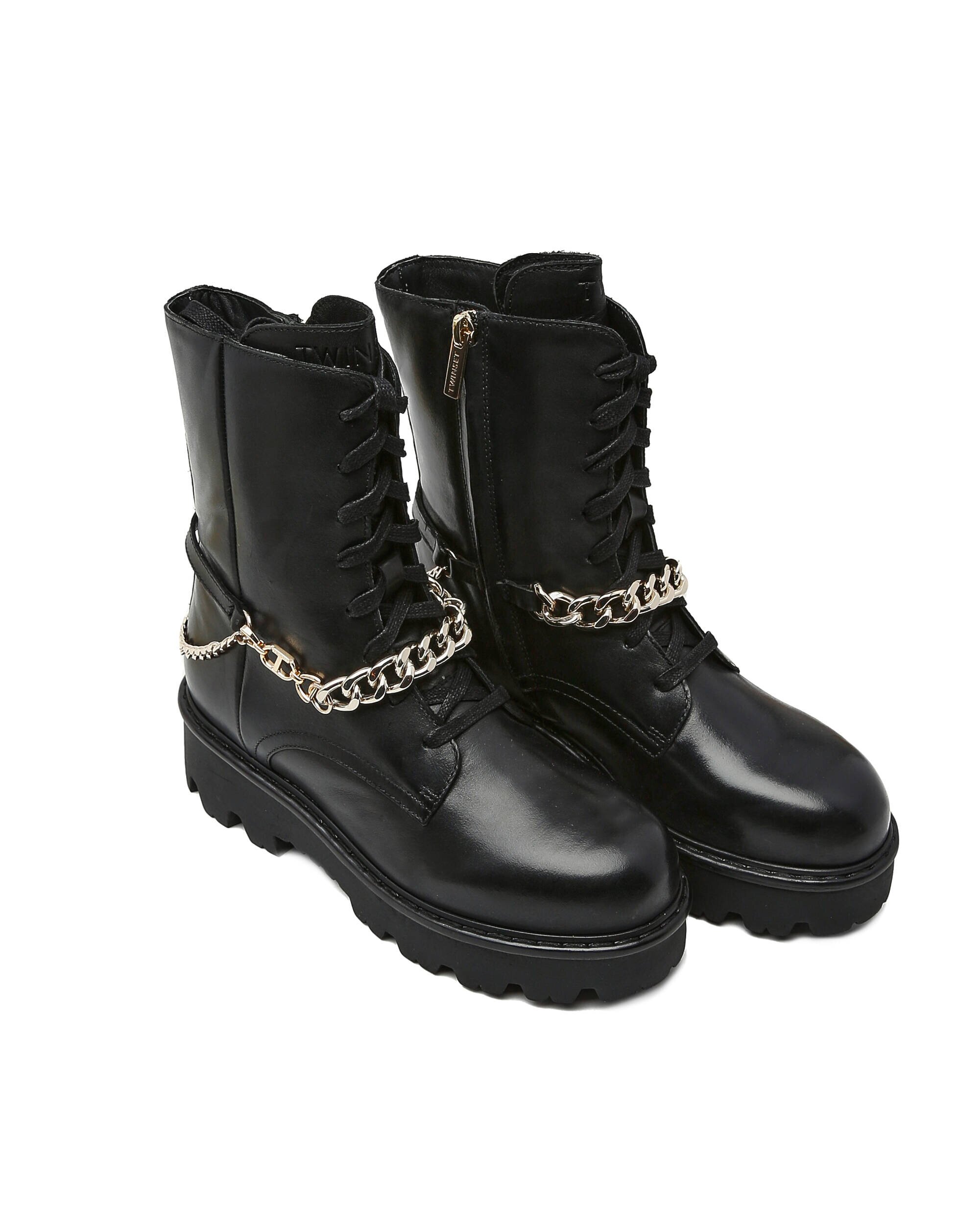 Twinset De piele botine