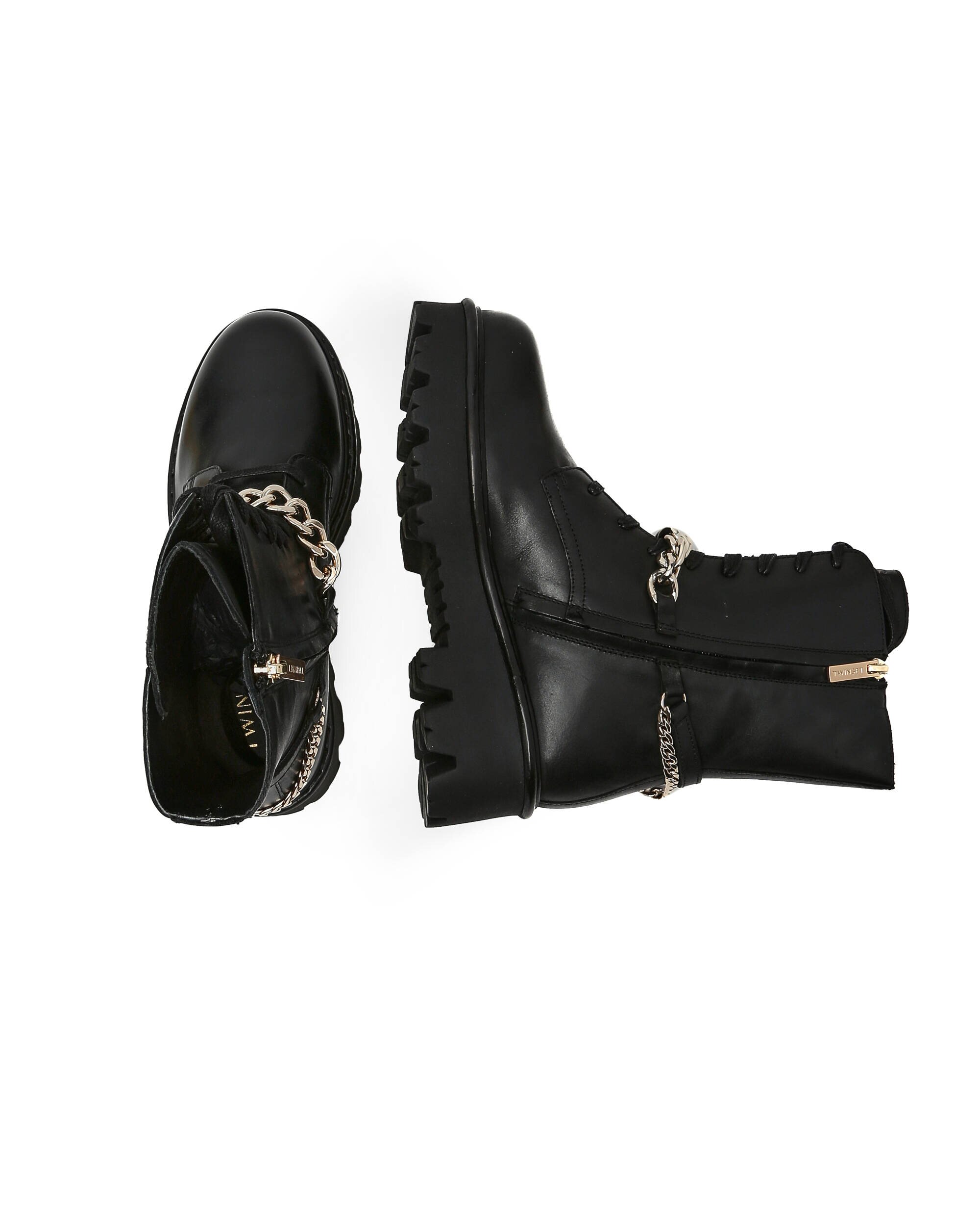 Twinset De piele botine