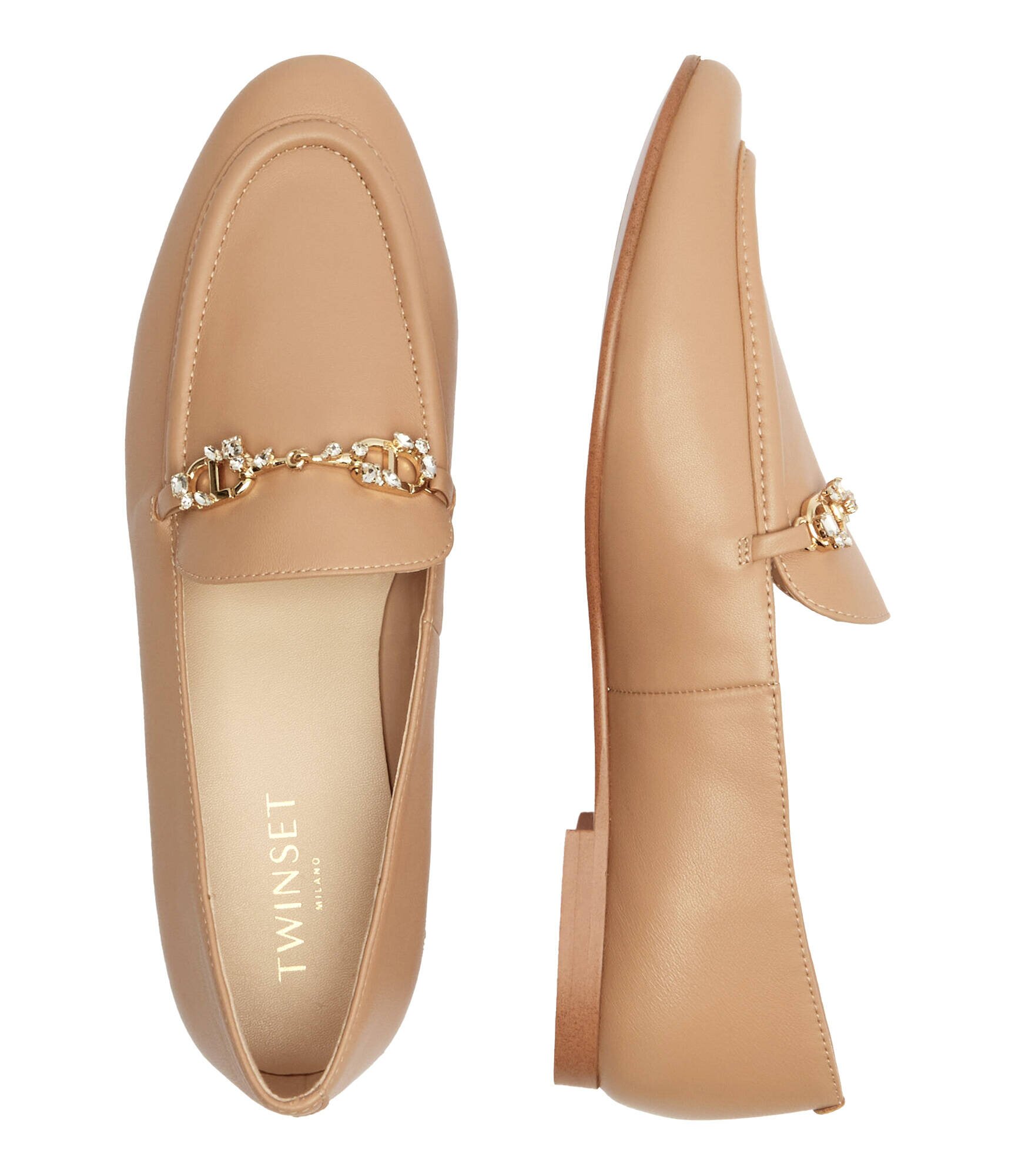 Twinset De piele pantofi loafer