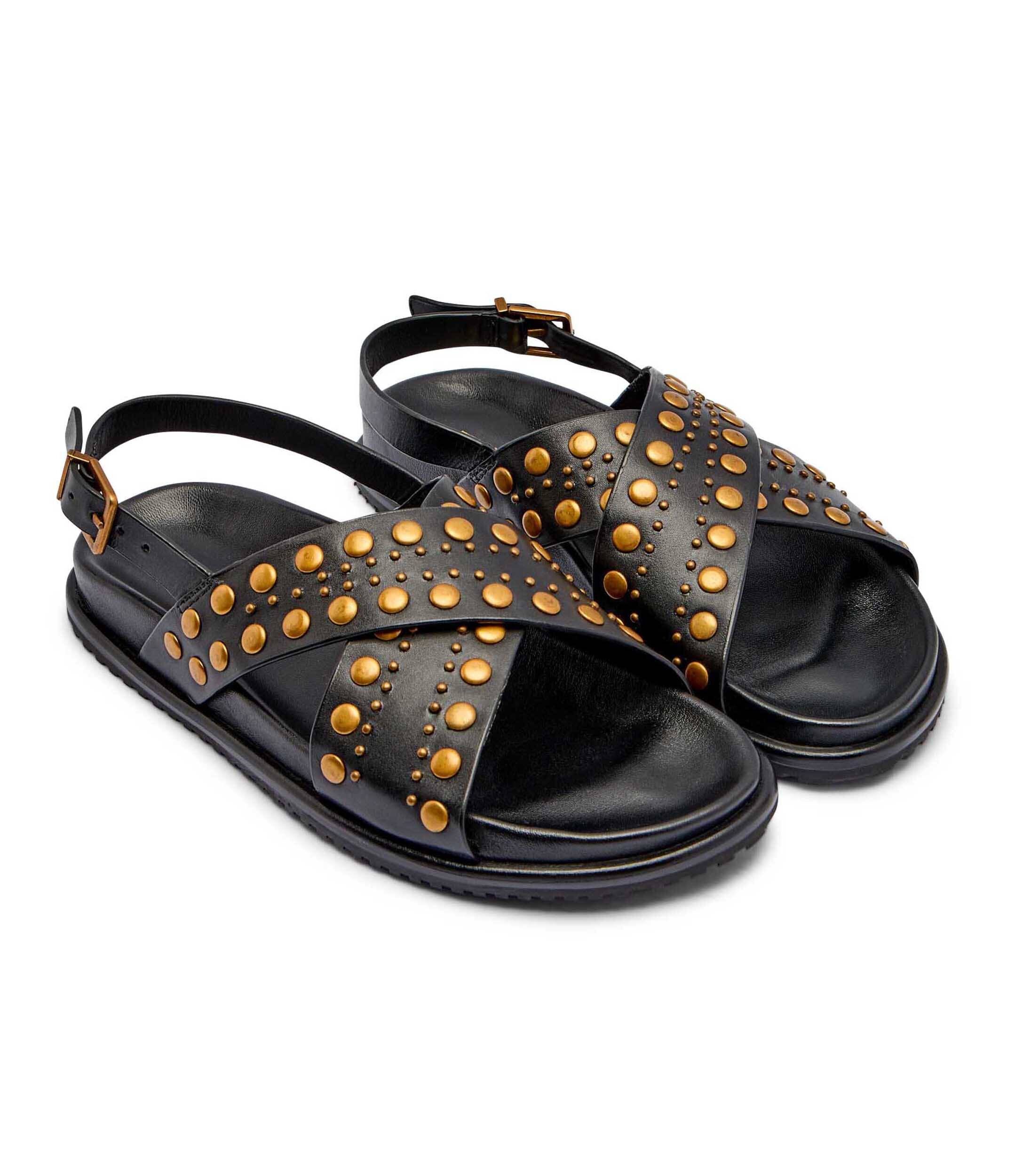 Twinset De piele sandale