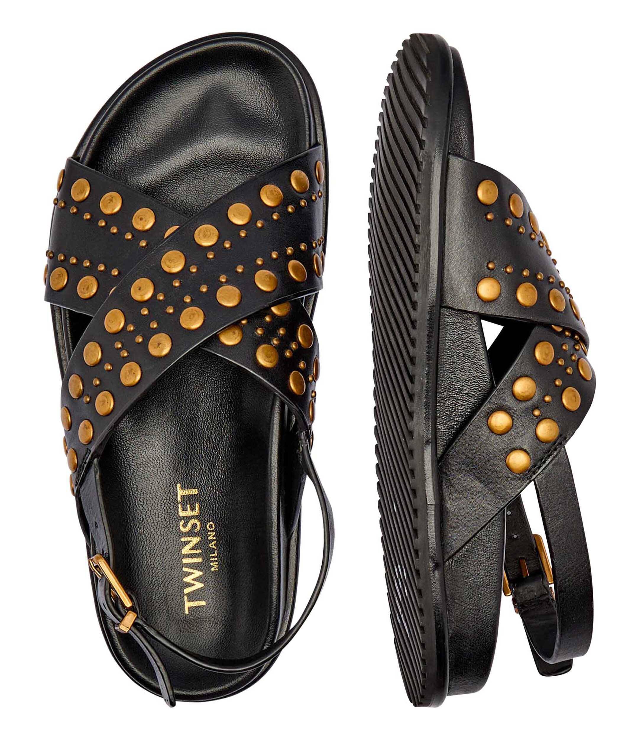 Twinset De piele sandale