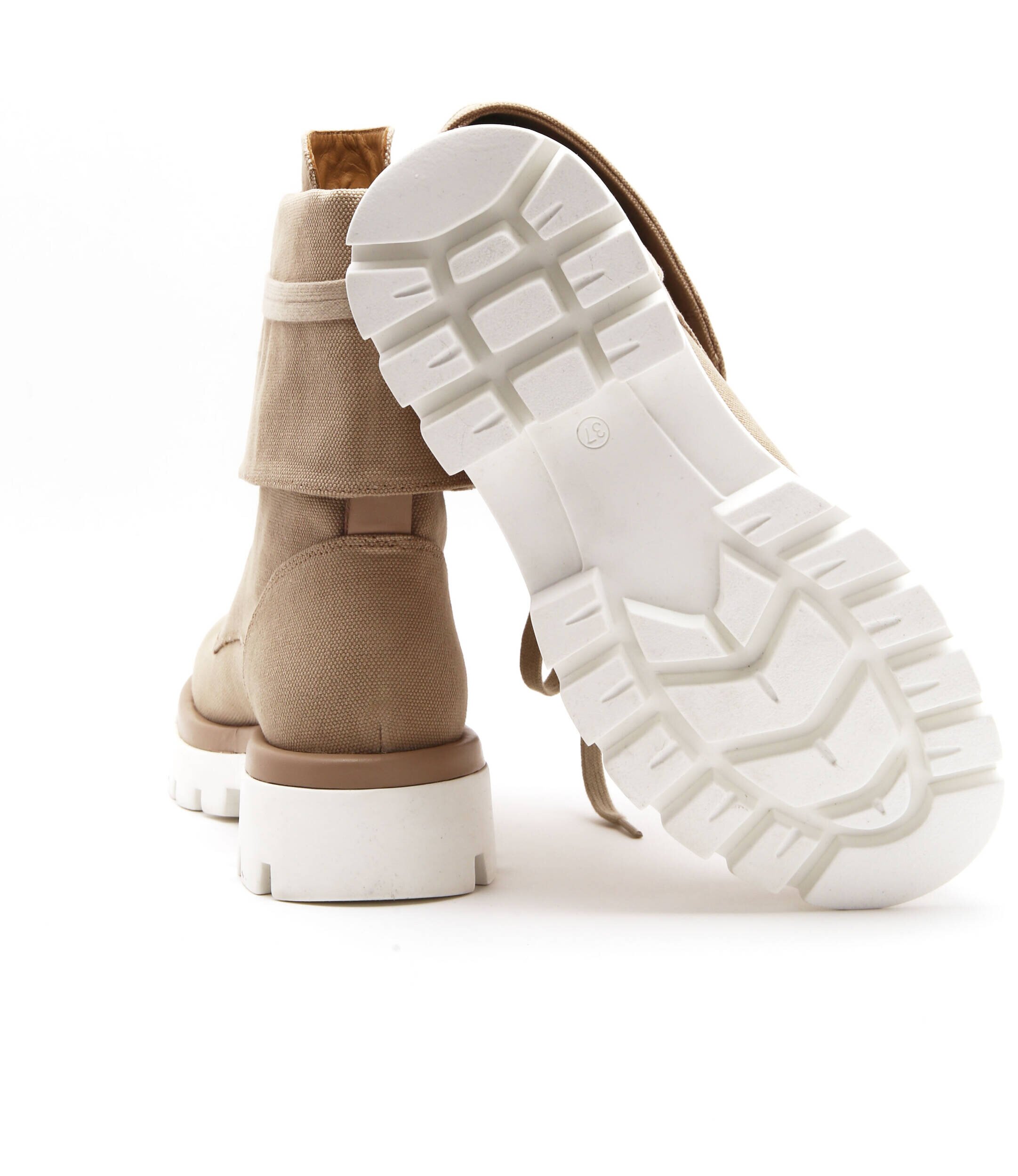 Twinset Insulete Anfibio cu adaos de piele