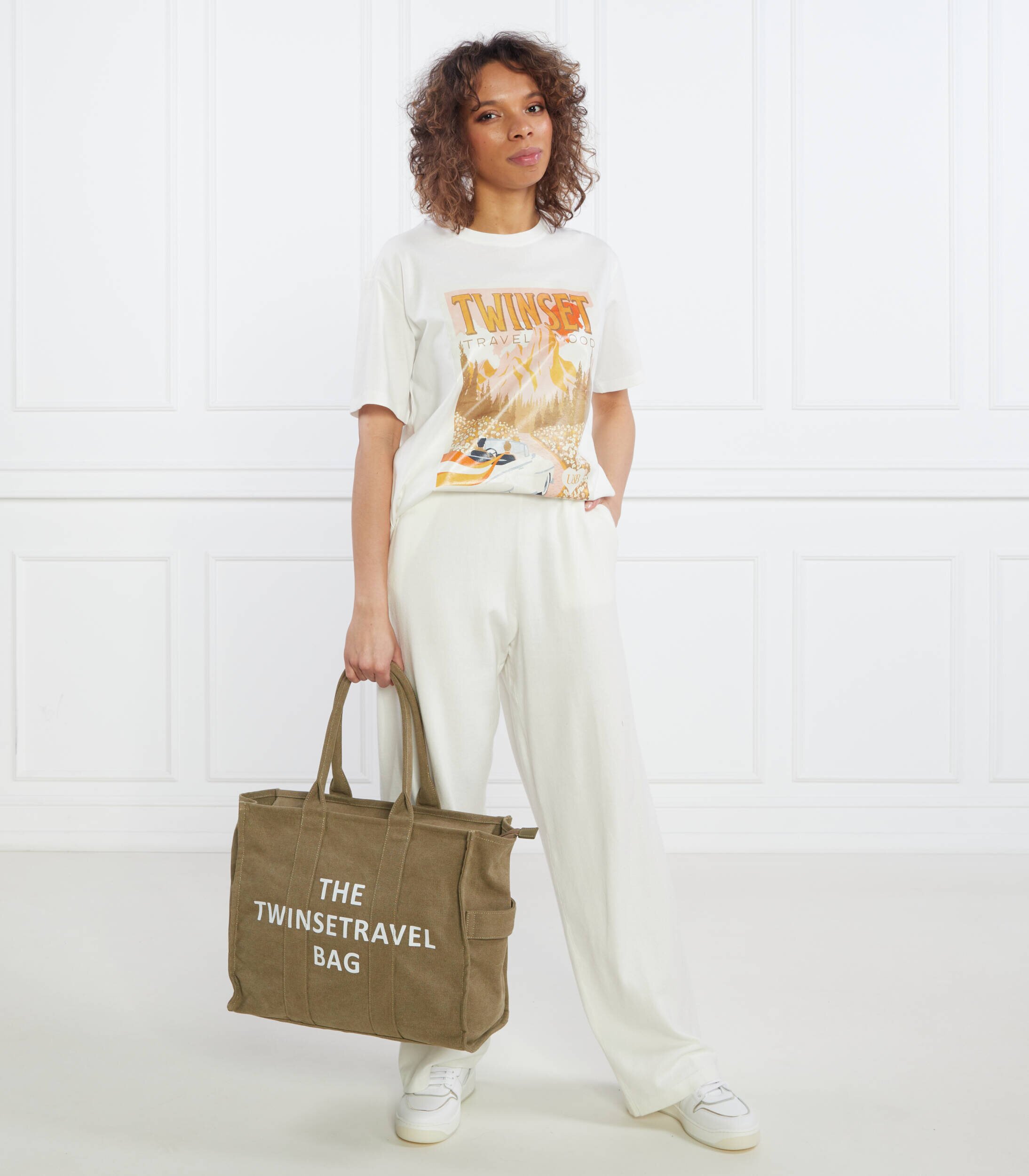 Twinset Pantaloni de trening | Relaxed fit